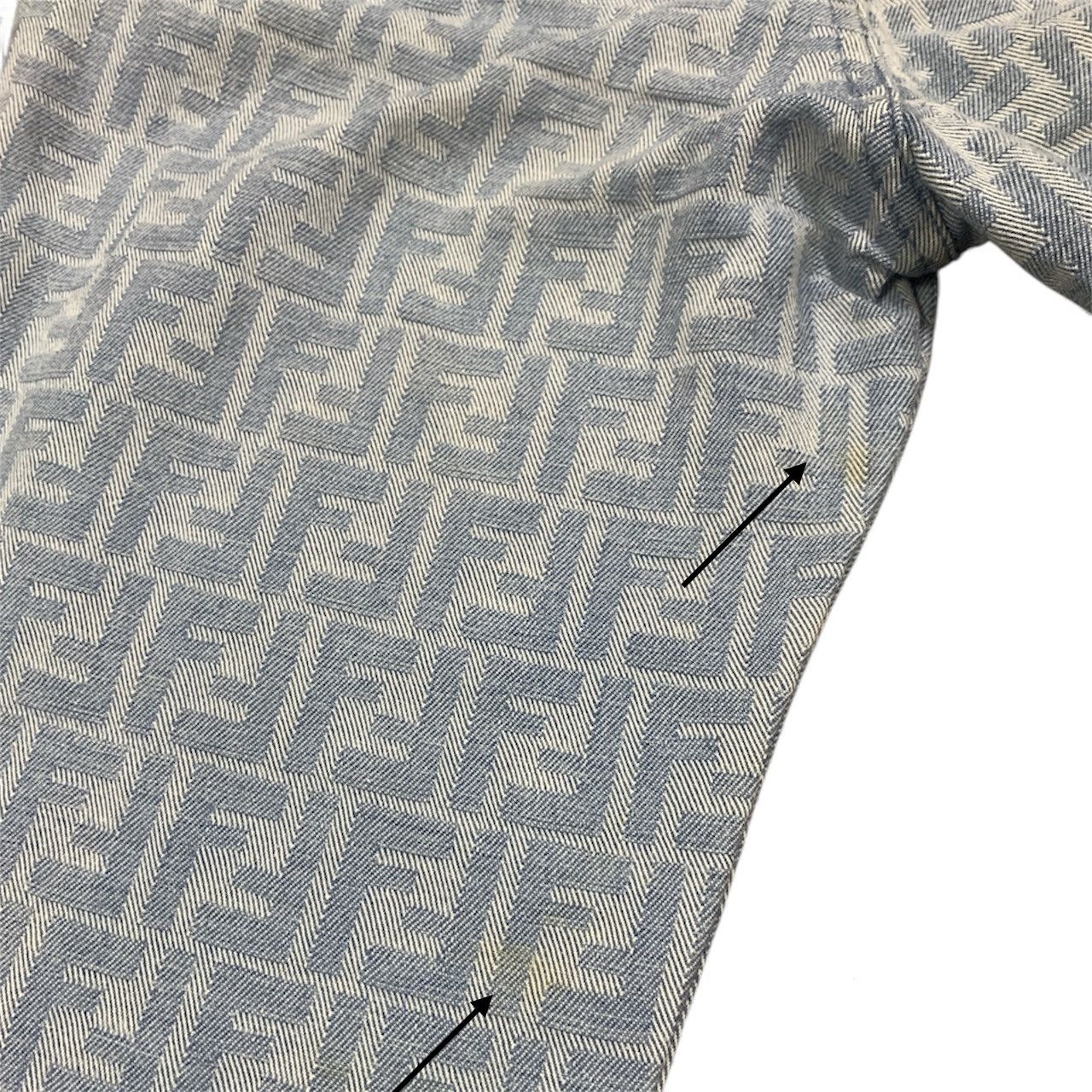 Fendi Vtg Fendi Zucca Monogram Logo Jeans W26x27 Size 26" / US 2 / IT 38 - 11 Thumbnail