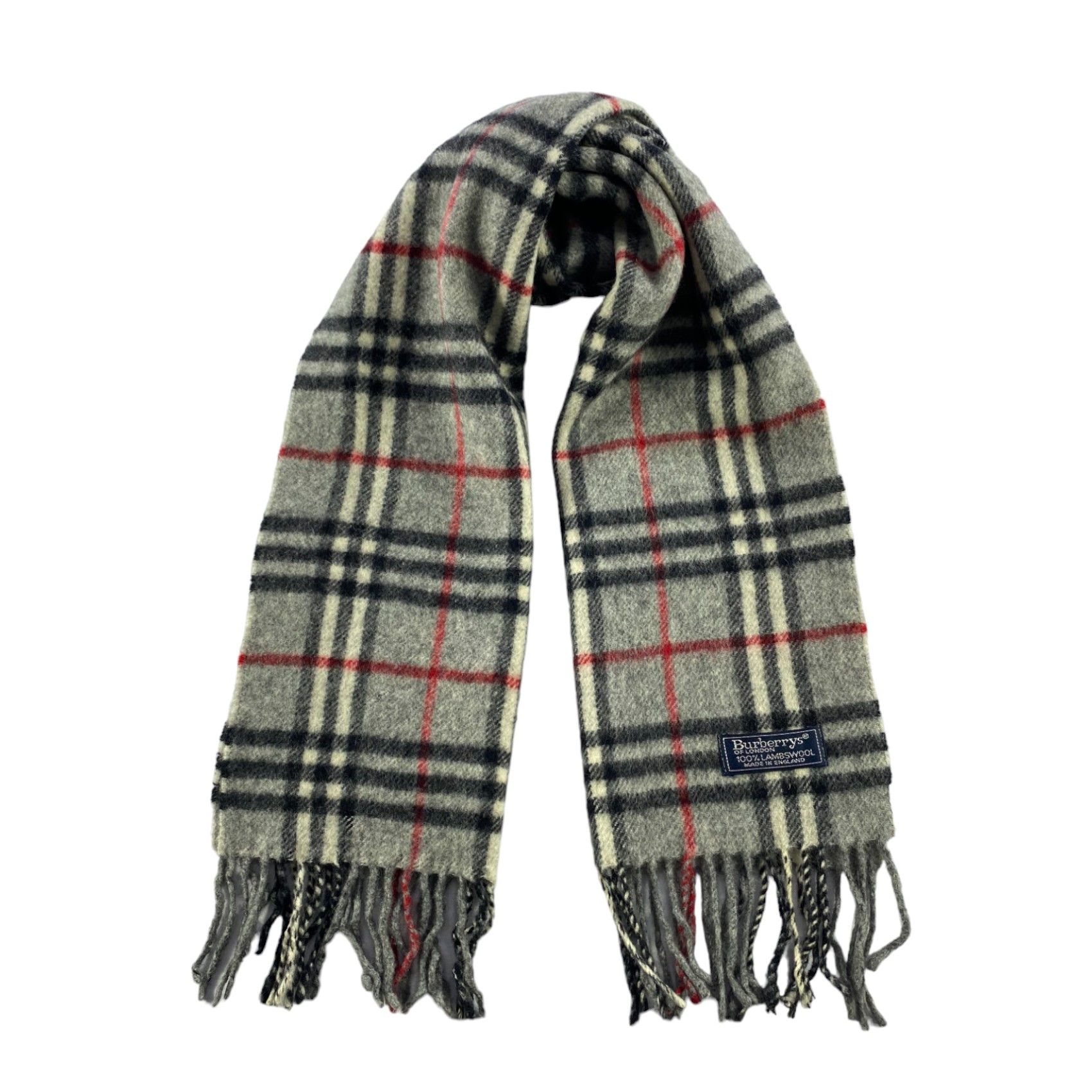 Burberry × Vintage Burberry Scarf / Muffler / Neckwear - WW1023 Size ONE SIZE - 1 Thumbnail