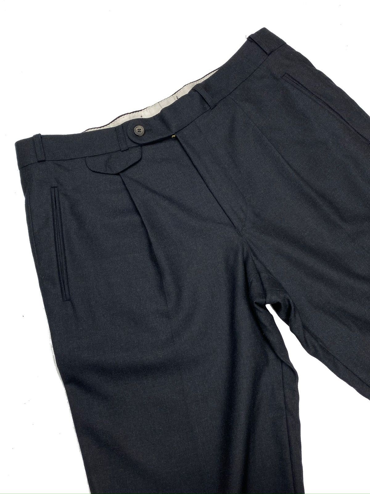 Ermenegildo Zegna ERMENEGILDO ZEGNA MENS CLASSIC DRESS PANTS WOOL TROUSERS Size US 34 / EU 50 - 5 Thumbnail