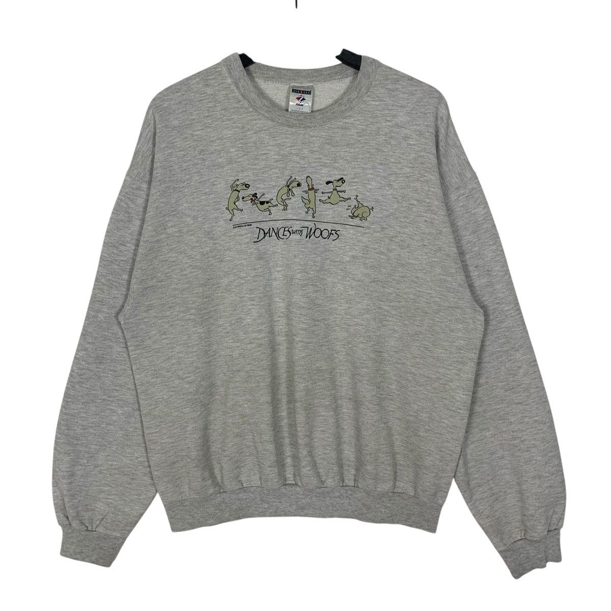Jerzees Vintage Jezees NuBlend clothing DanceWithWoof Sweatshirt Size US M / EU 48-50 / 2 - 2 Thumbnail