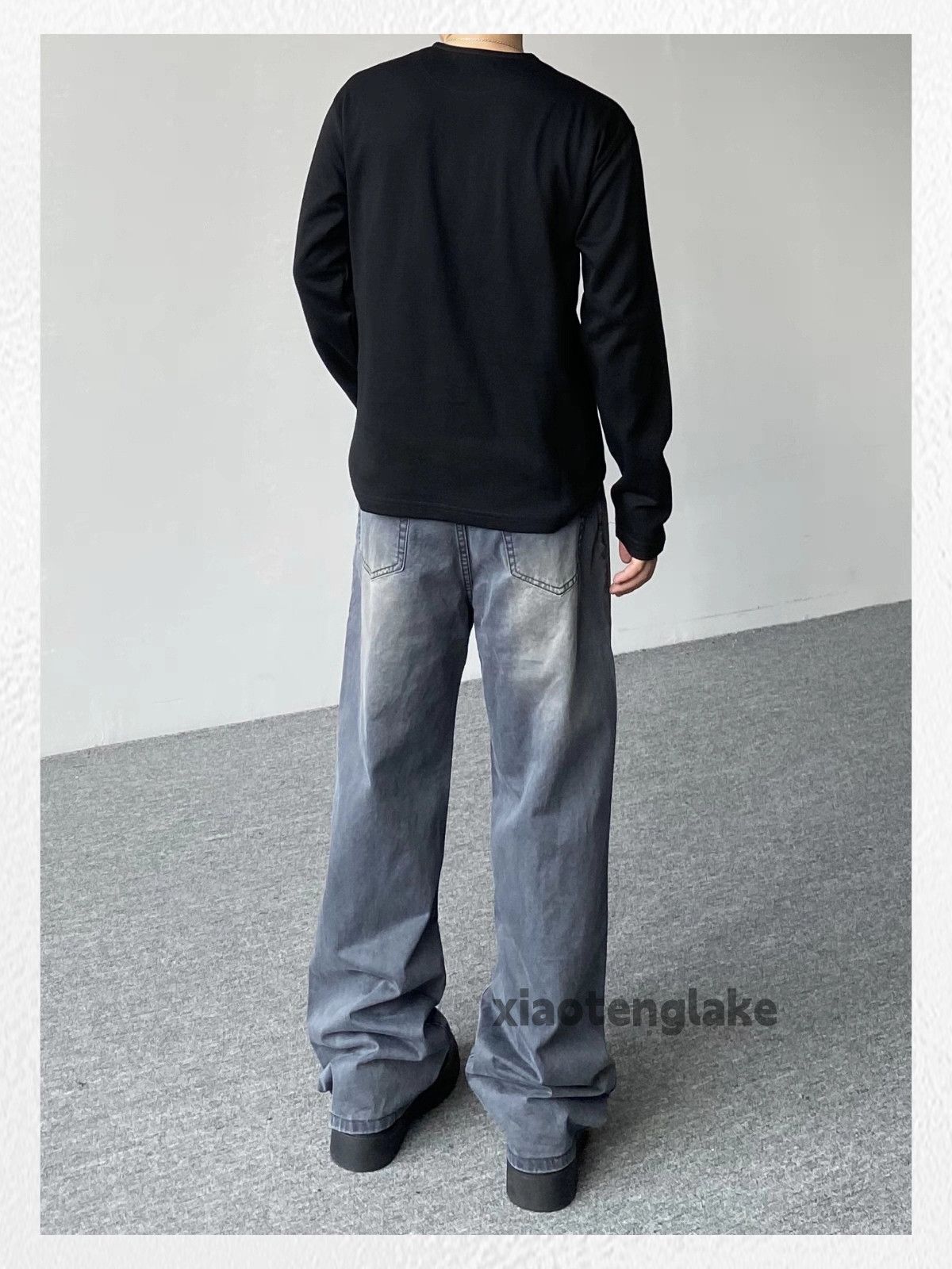 Vintage Washed faded loose baggy skate hiphop cargo pants Size US 30 / EU 46 - 5 Thumbnail