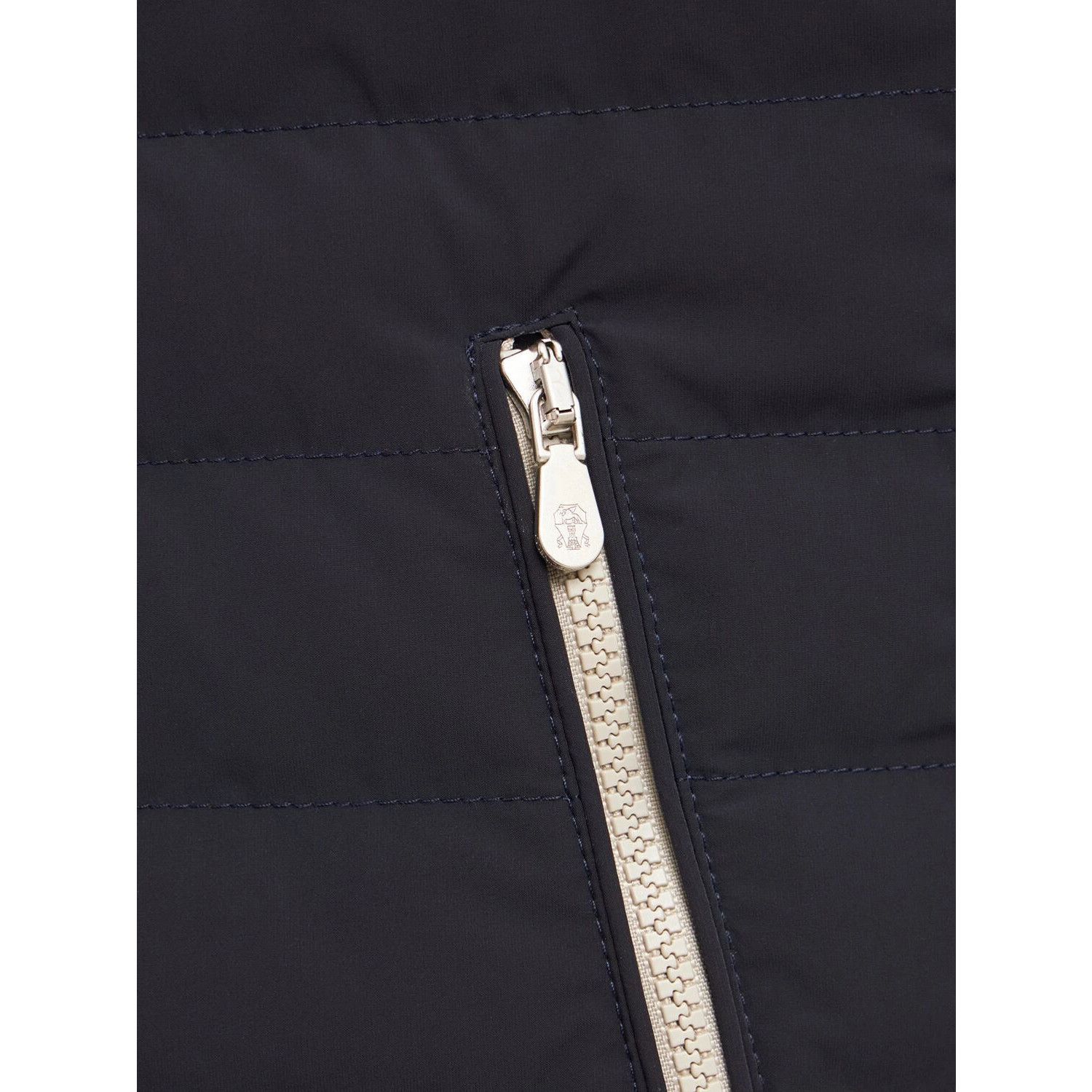 Brunello Cucinelli BRUNELLO CUCINELLI $2650 Navy Down Vest New & Authentic (Men Size US XXL / EU 58 / 5 - 3 Thumbnail