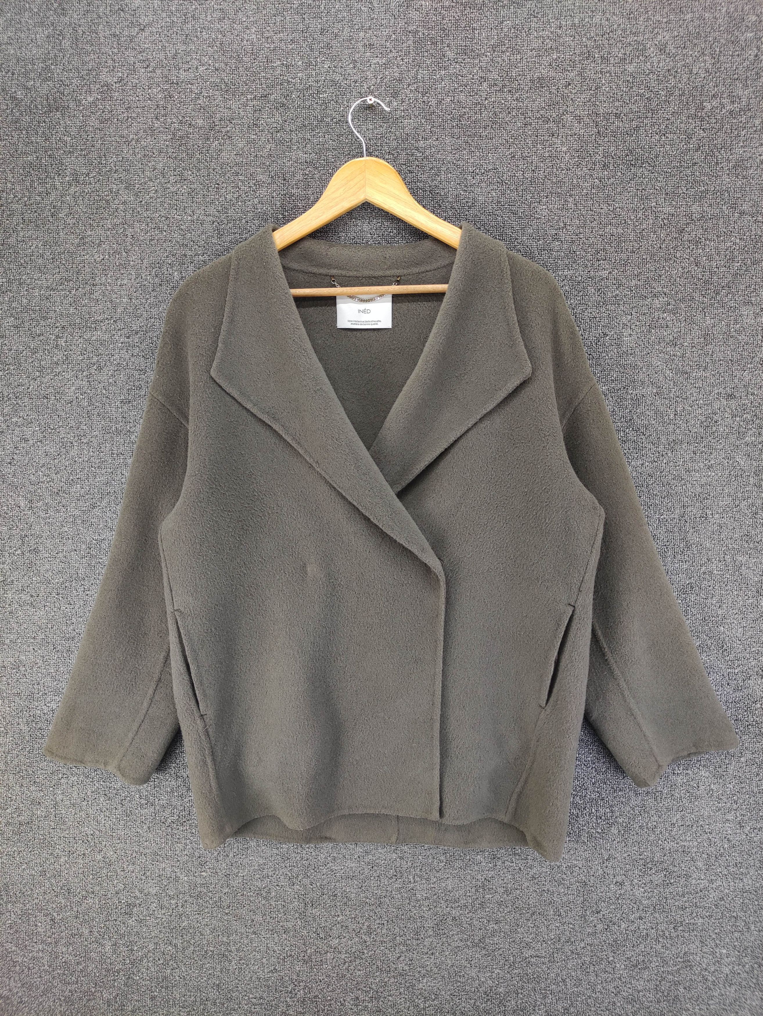 Yohji Yamamoto Vintage Ined By Yohji Yamamoto Short Over Coat Jacket Size M / US 6-8 / IT 42-44 - 1 Thumbnail