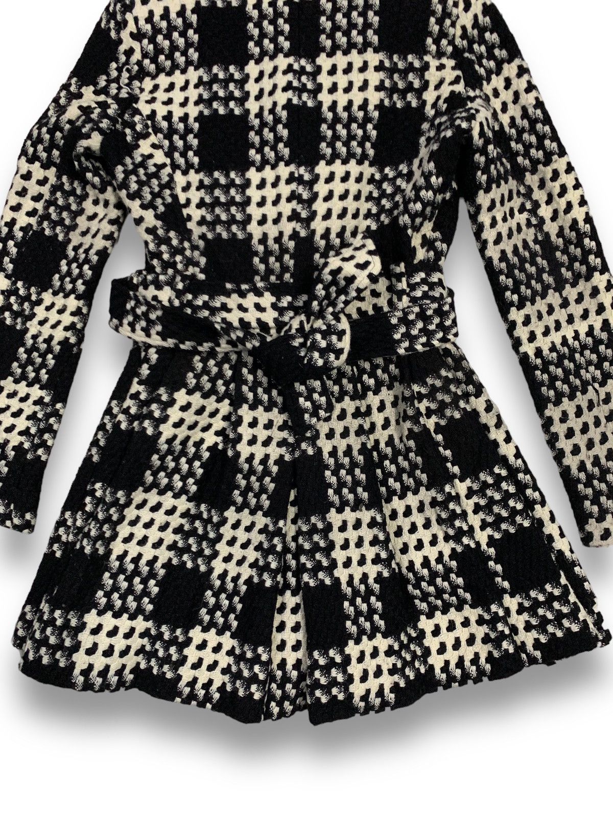 Other Vintage Via Spiga Wool Blend Woven Plaid Overcoat Size M / US 6-8 / IT 42-44 - 15 Thumbnail