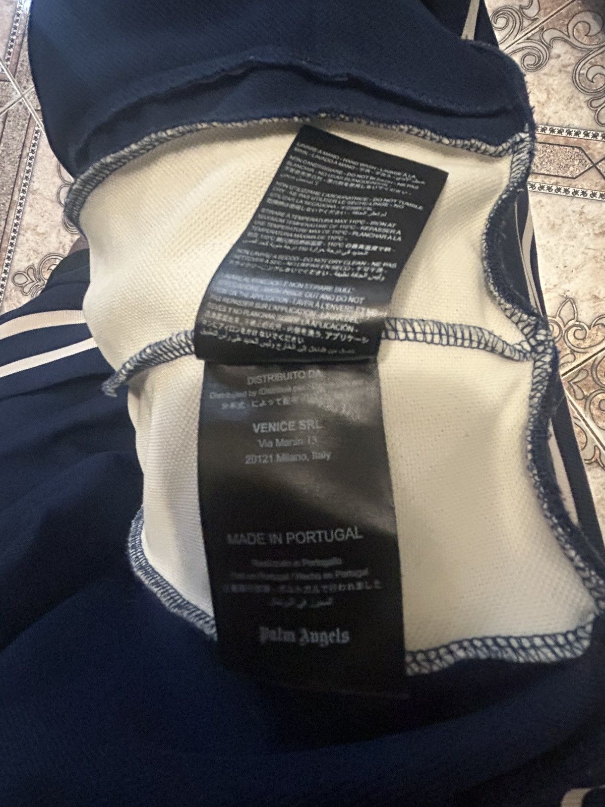Palm Angels Palm Angels Navy Weed Track Jacket - Size Small Size US S / EU 44-46 / 1 - 6 Thumbnail