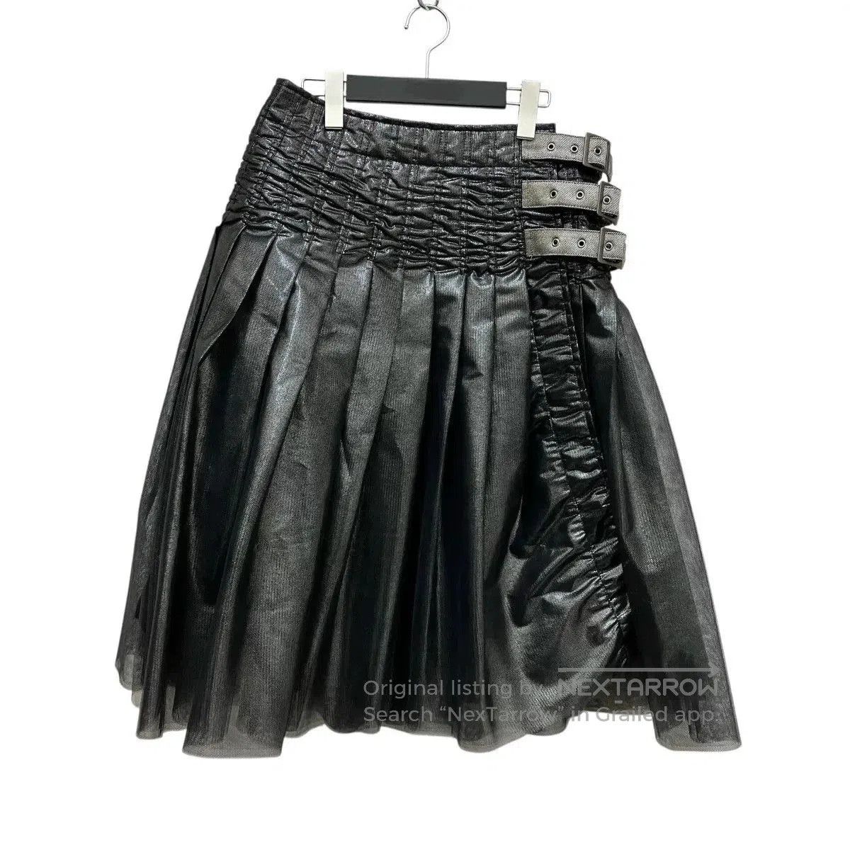 Junya Watanabe junya watanabe black pleated skirt. Size US 27 - 1 Thumbnail