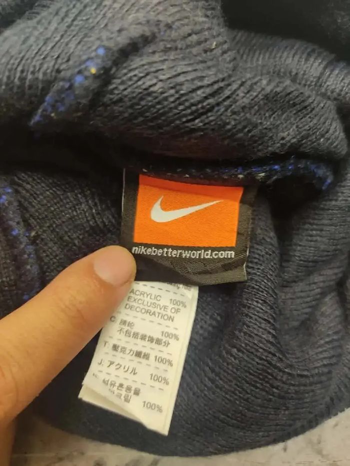 Nike × Vintage Vintage Nike Beanie Size ONE SIZE - 5 Thumbnail