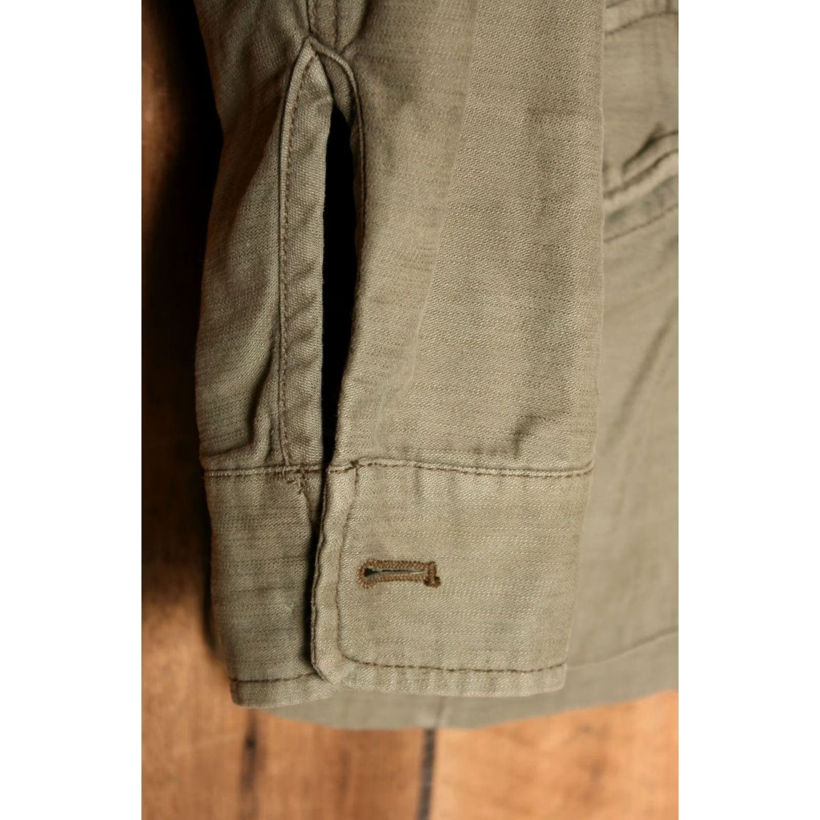 Free People FREE PEOPLE Olive Green Military Style Jacket Women's S (Missing Buttons) Size S / US 4 / IT 40 - 4 Thumbnail