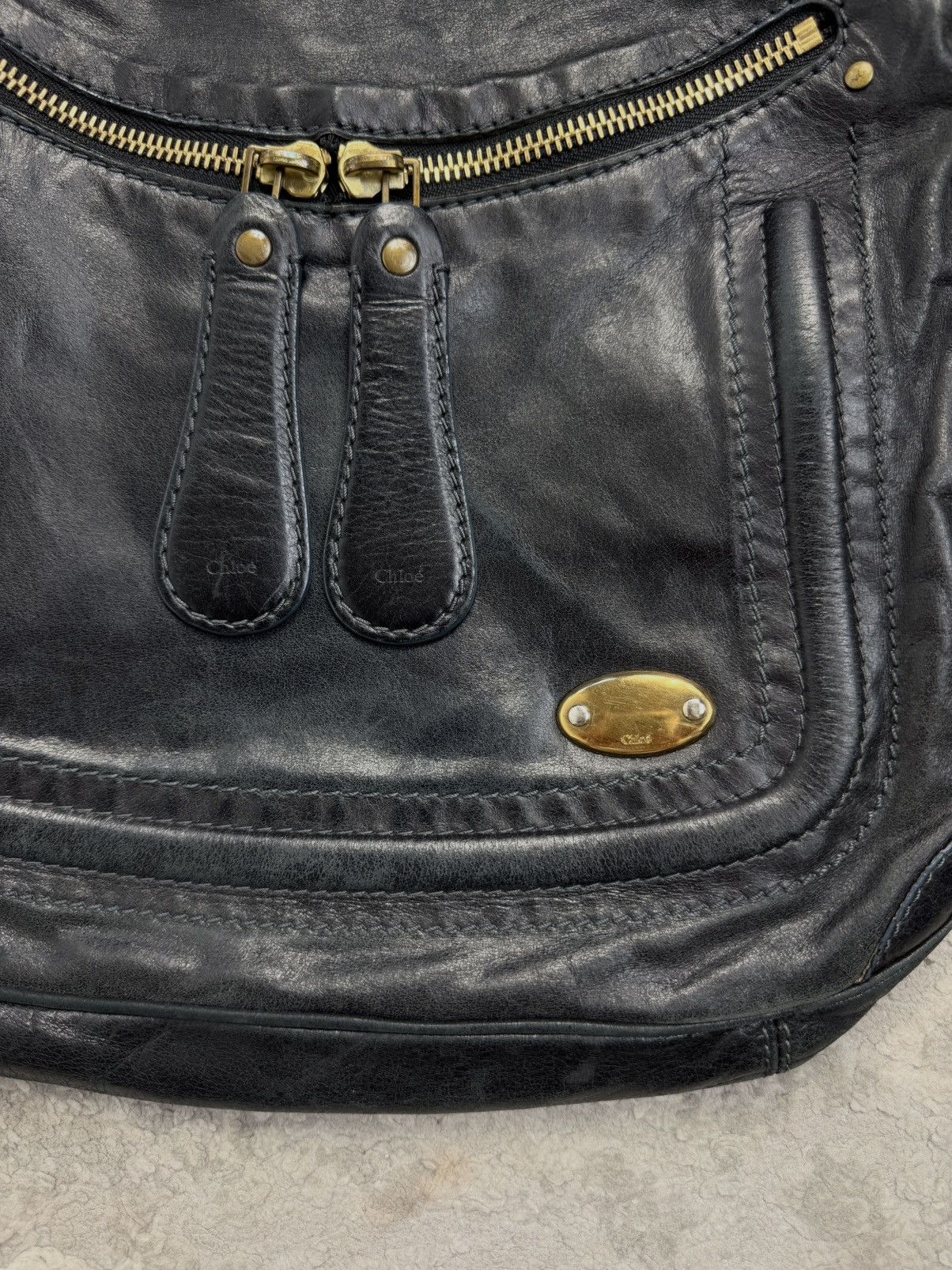 Chloe Chloé Large Leather Handbag Made in Italy Size ONE SIZE - 4 Thumbnail