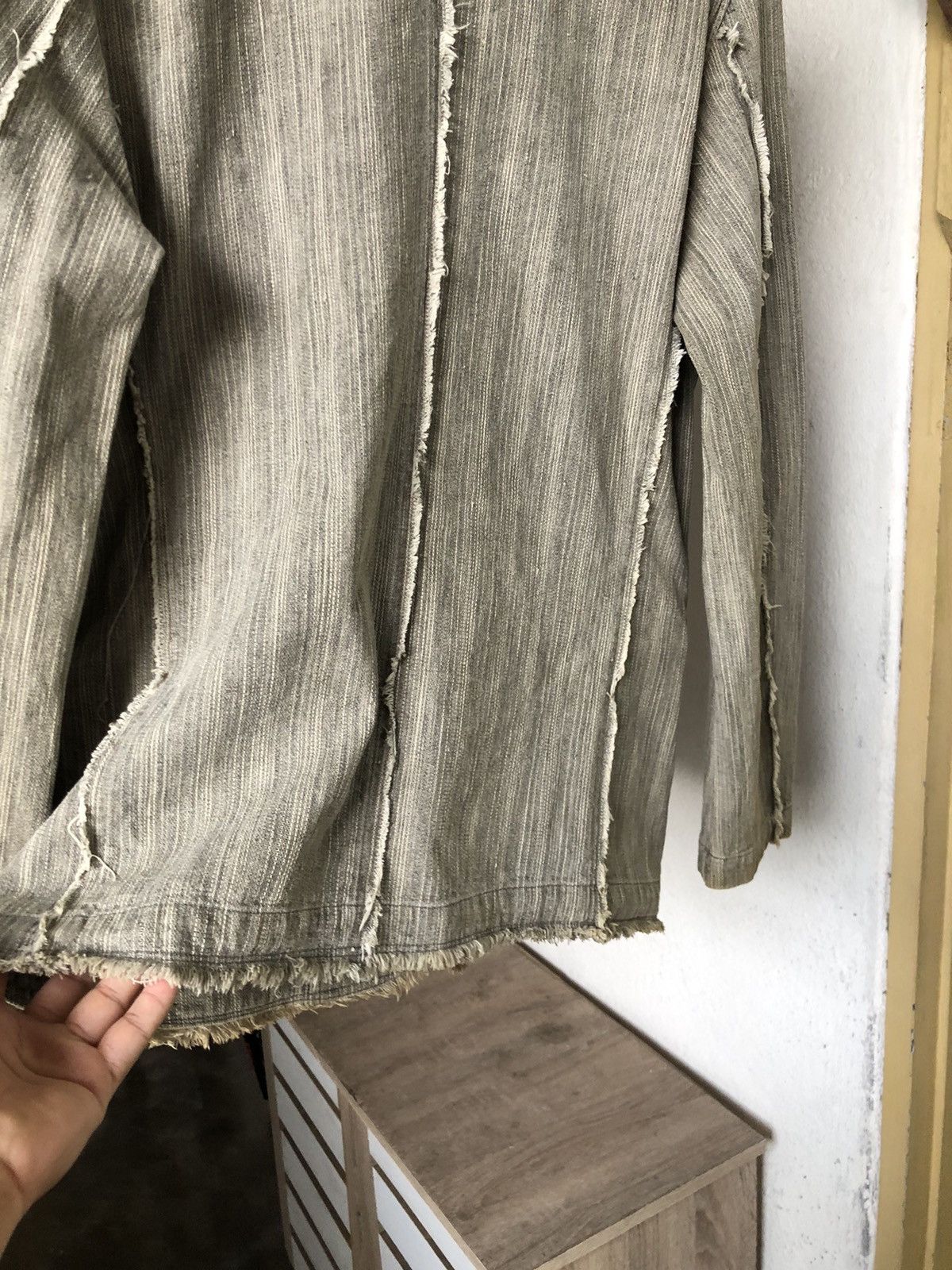 If Six Was Nine Like Kapital❗️Create Barefoot Distressed Woven Indigo Jacket Size US M / EU 48-50 / 2 - 8 Thumbnail