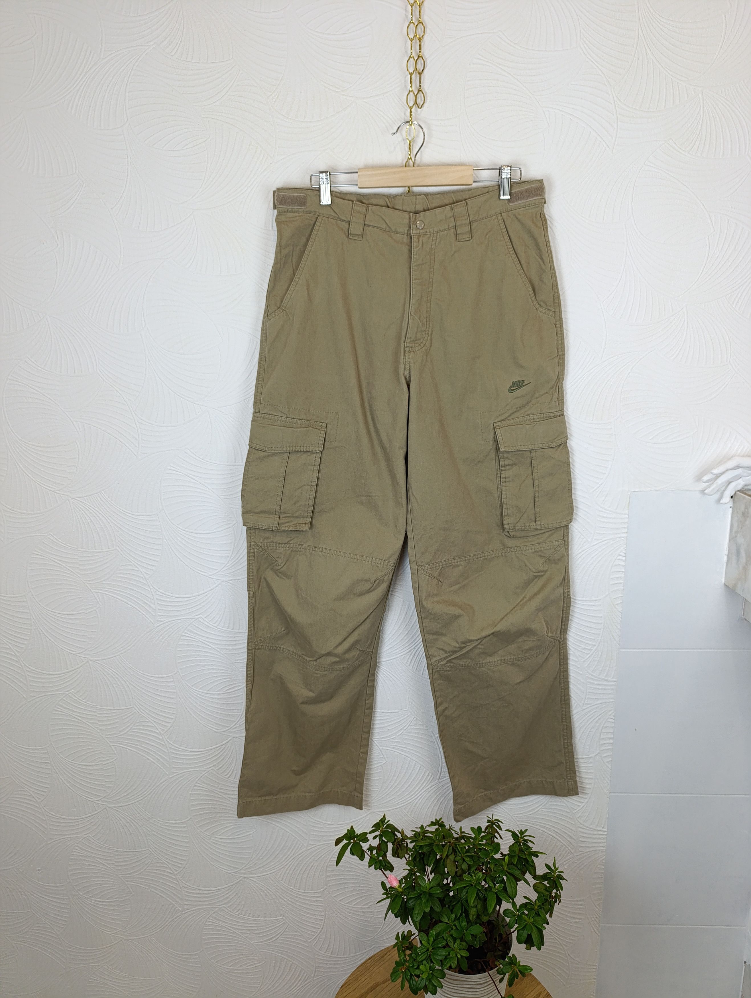 Nike × Vintage Y2K NIKE VINTAGE CARGO PANTS STREETWEAR JAPANESE STYLE Size US 32 / EU 48 - 1 Thumbnail