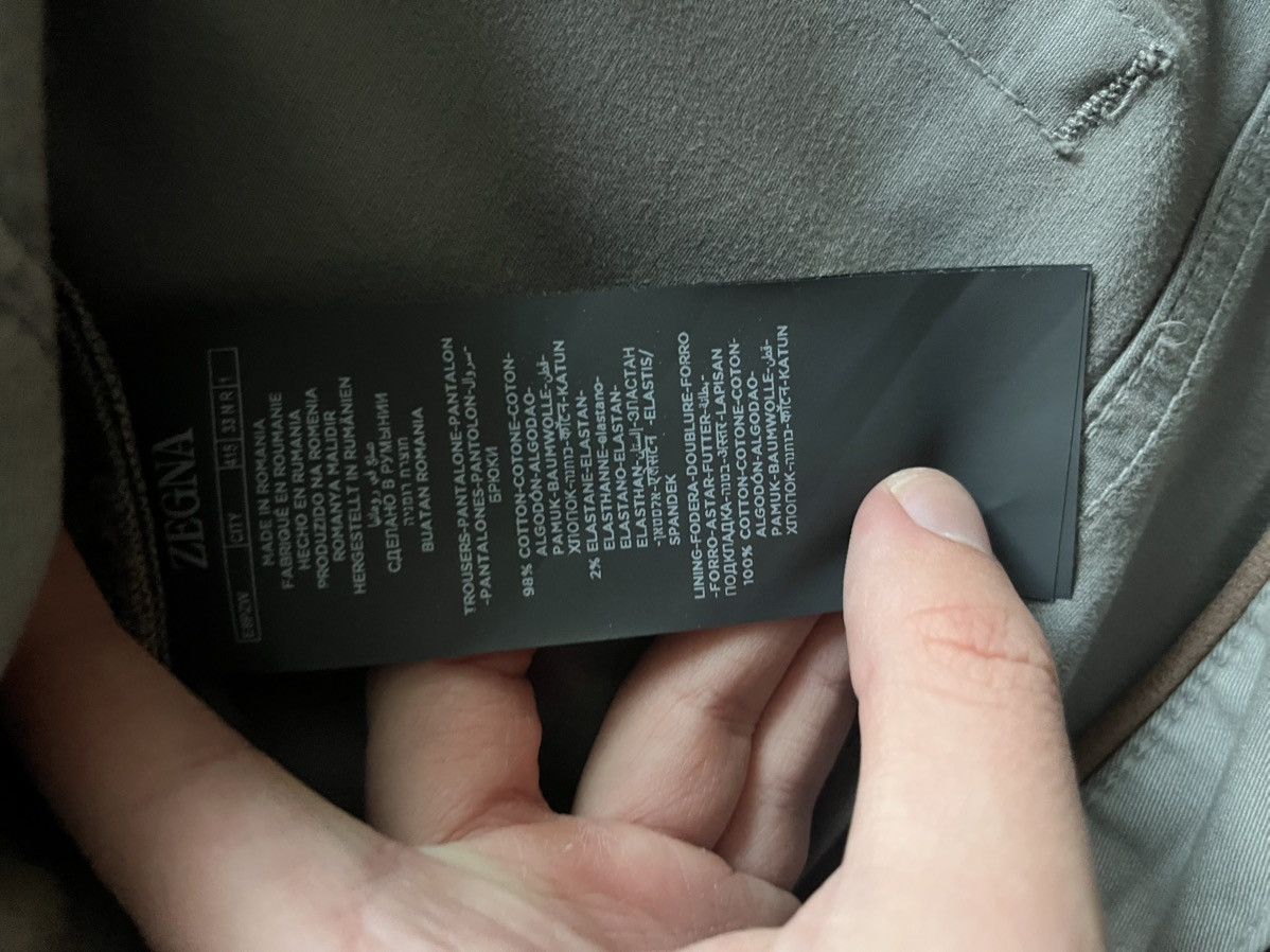 Ermenegildo Zegna Zegna grey jeans w33 Size US 33 - 6 Thumbnail