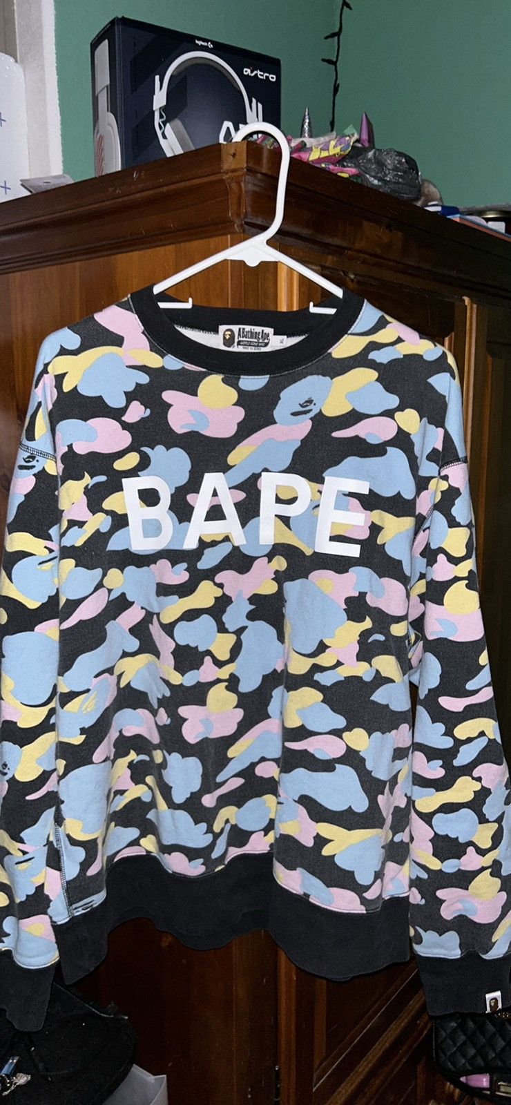 Bape New Multi Camo Relaxed Crewneck | Grailed