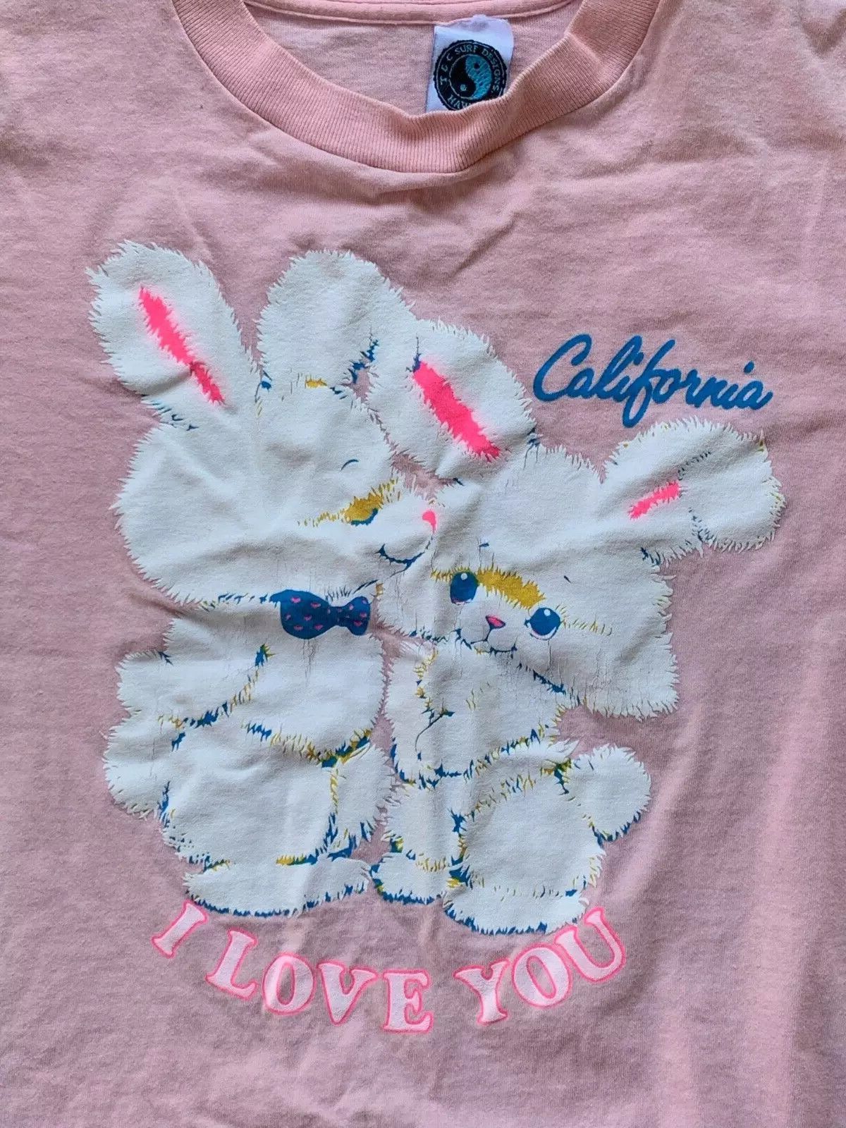 Vintage 80s T&C Town & Country California T-shirt Large Pink Size US L / EU 52-54 / 3 - 2 Thumbnail