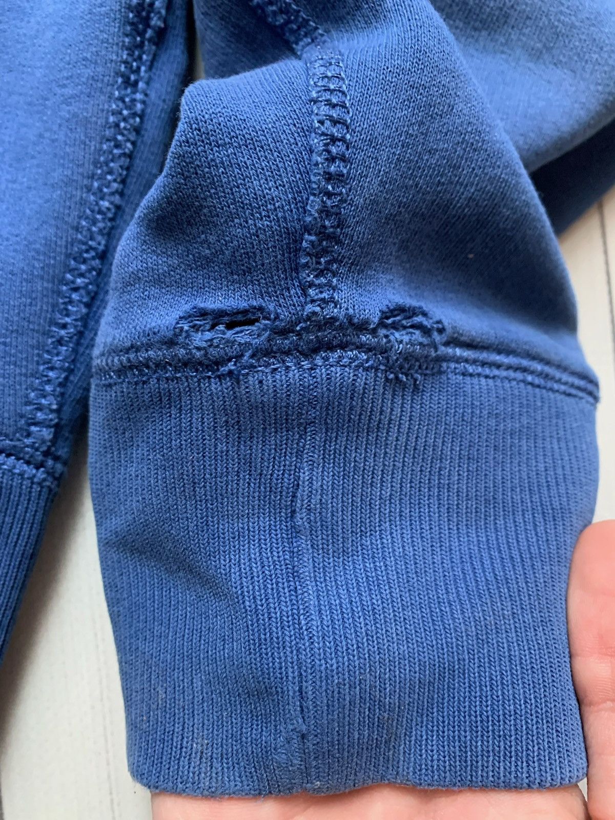 Polo Ralph Lauren × Vintage Vintage hoodie polo Ralph Lauren blue logo size M Size US M / EU 48-50 / 2 - 5 Thumbnail