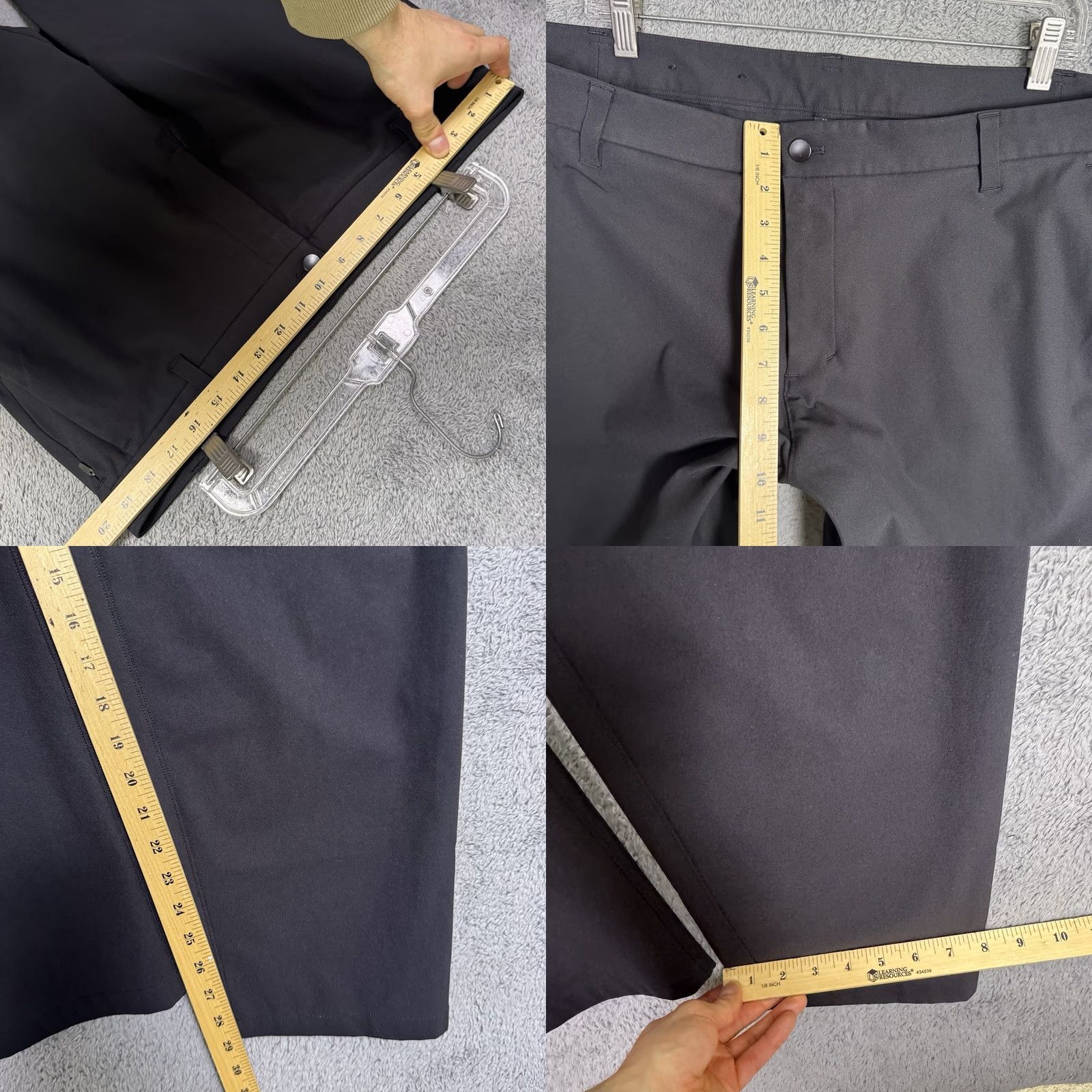 Lululemon Lululemon Commission Pant Men 38x29 Chino Flat Front 5-Pocket Solid Black Warpstreme ABC Tech LM5AEYS Size US 38 / EU 54 - 8 Thumbnail
