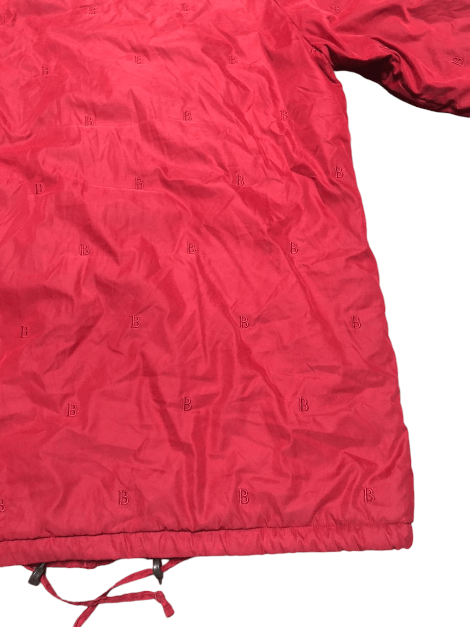 Burberry Vintage Burberrys Red Velvet Embroidered B Down Trench Coat Size US M / EU 48-50 / 2 - 13 Thumbnail