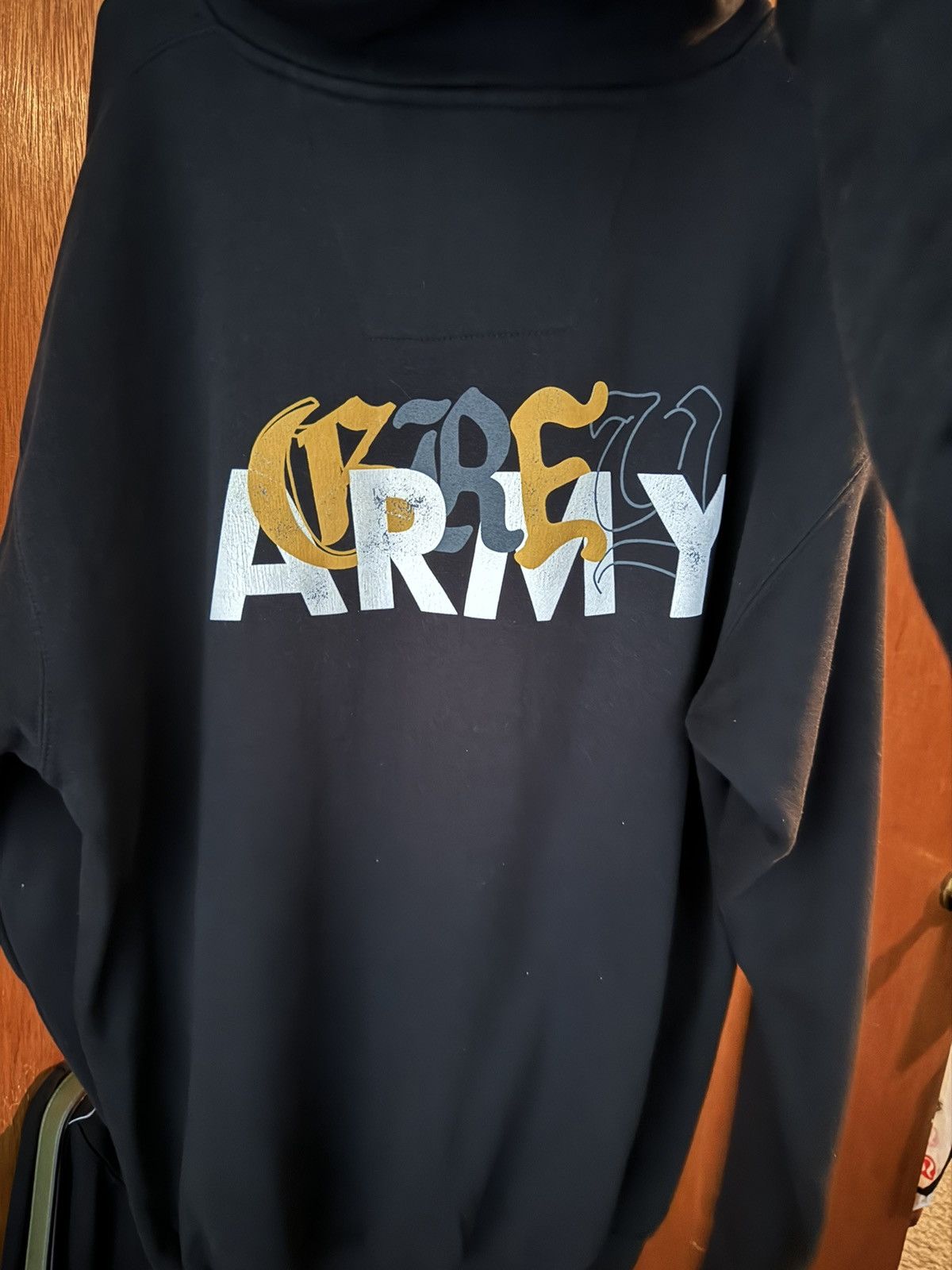 image of G59 Records Grey Army Hoodie in Black, Men's (Size XL)