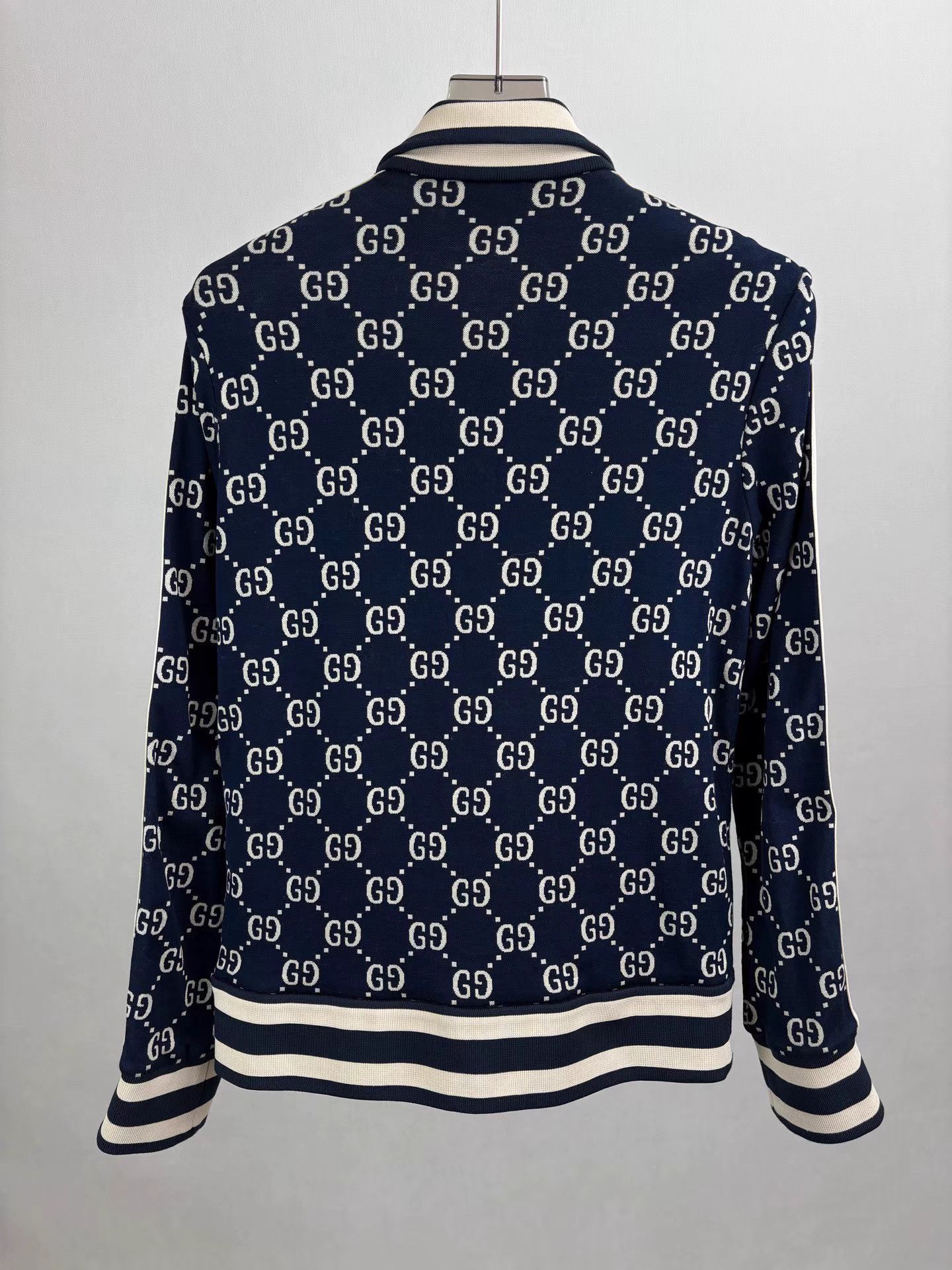 Gucci GUCCI Red & Blue Full Logo Zip-Up Jacket Size US M / EU 48-50 / 2 - 2 Thumbnail