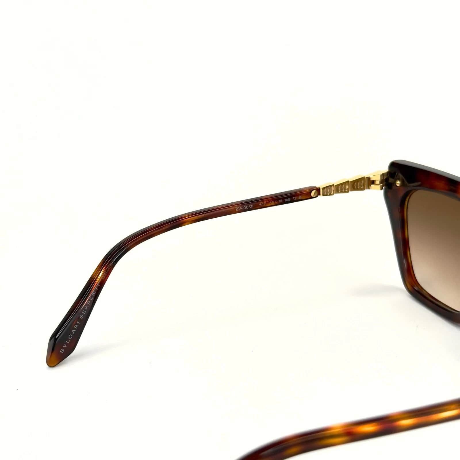 Bvlgari BVLGARI 40031 Serpenti Viper BV40031I Brown Sunglasses 54F Size ONE SIZE - 9 Thumbnail