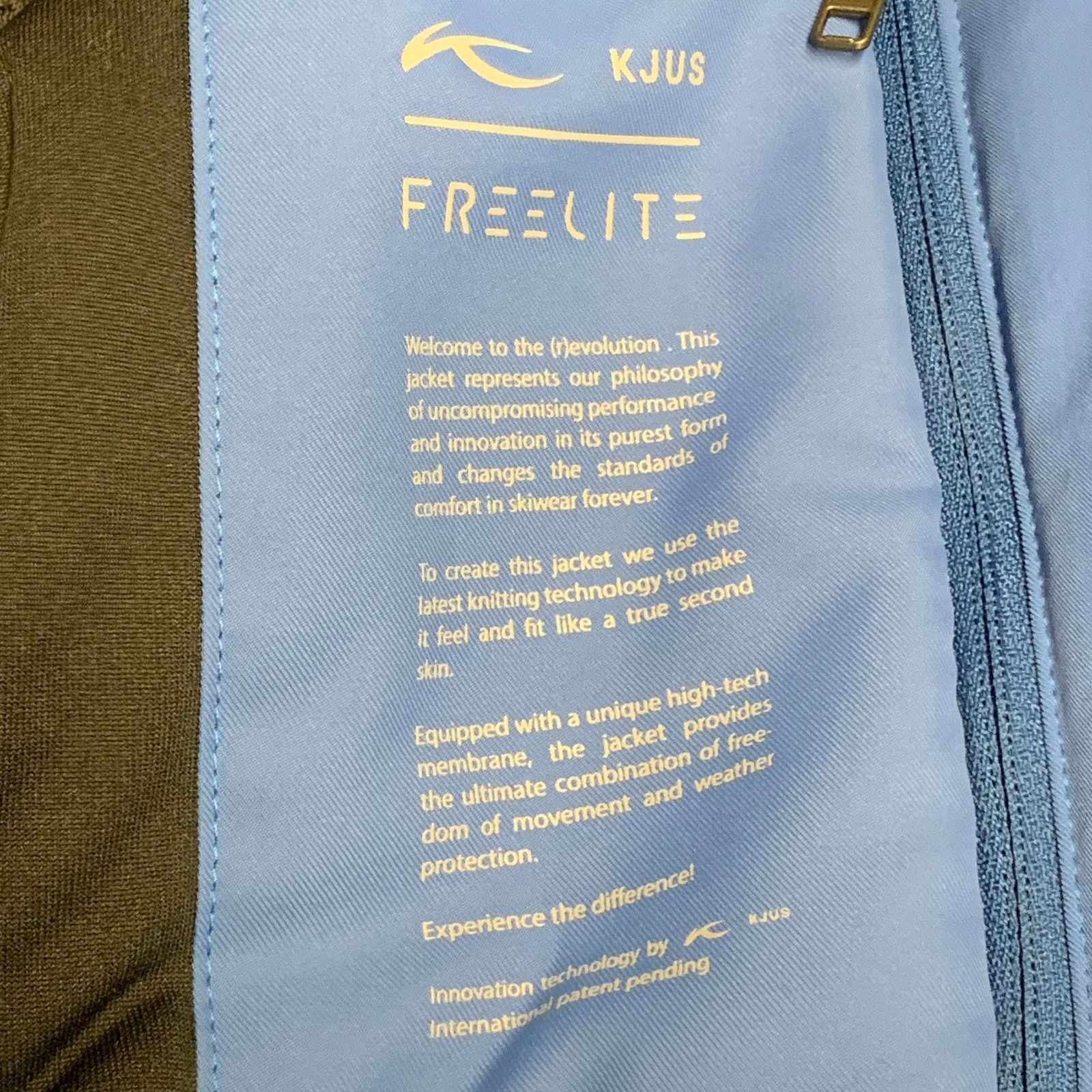 KJUS KJUS Size M Freelite Blue Chevron Polyester Ski Jacket Size US M / EU 48-50 / 2 - 10 Thumbnail