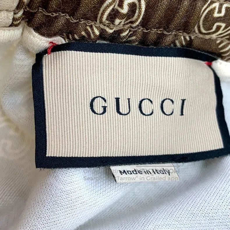 Gucci Gucci Brown Logo Print Casual Pants. Size US 26 / EU 42 - 7 Thumbnail