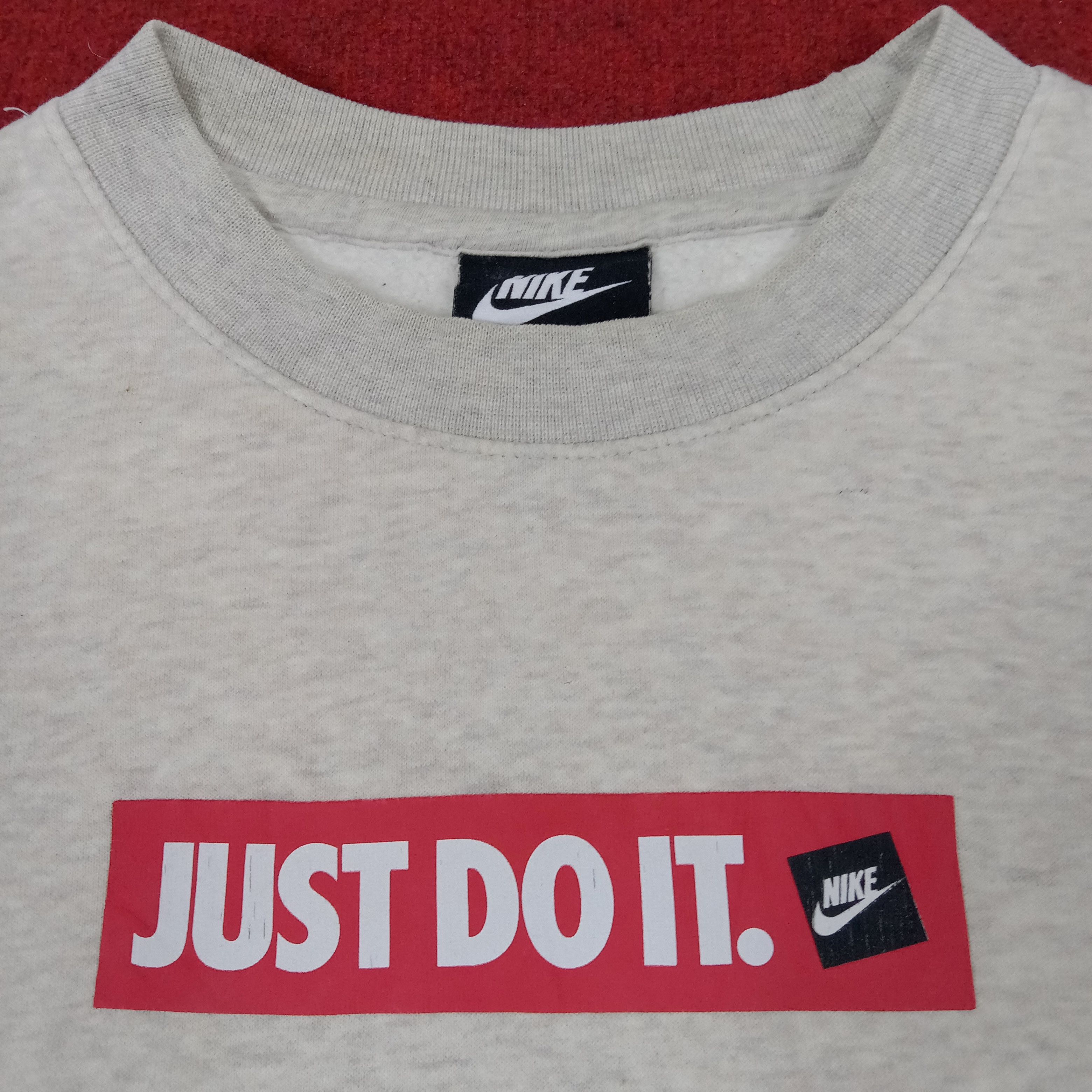 Nike × Vintage Nike Just Do It Streetwear Style Sweatshirt Size US L / EU 52-54 / 3 - 2 Thumbnail