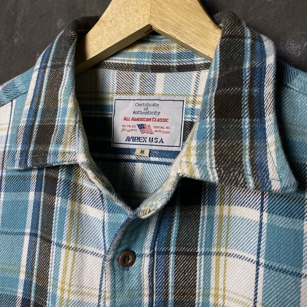 Avirex × Vintage Avirex usa heavyweight flannel shirt Size US M / EU 48-50 / 2 - 5 Thumbnail