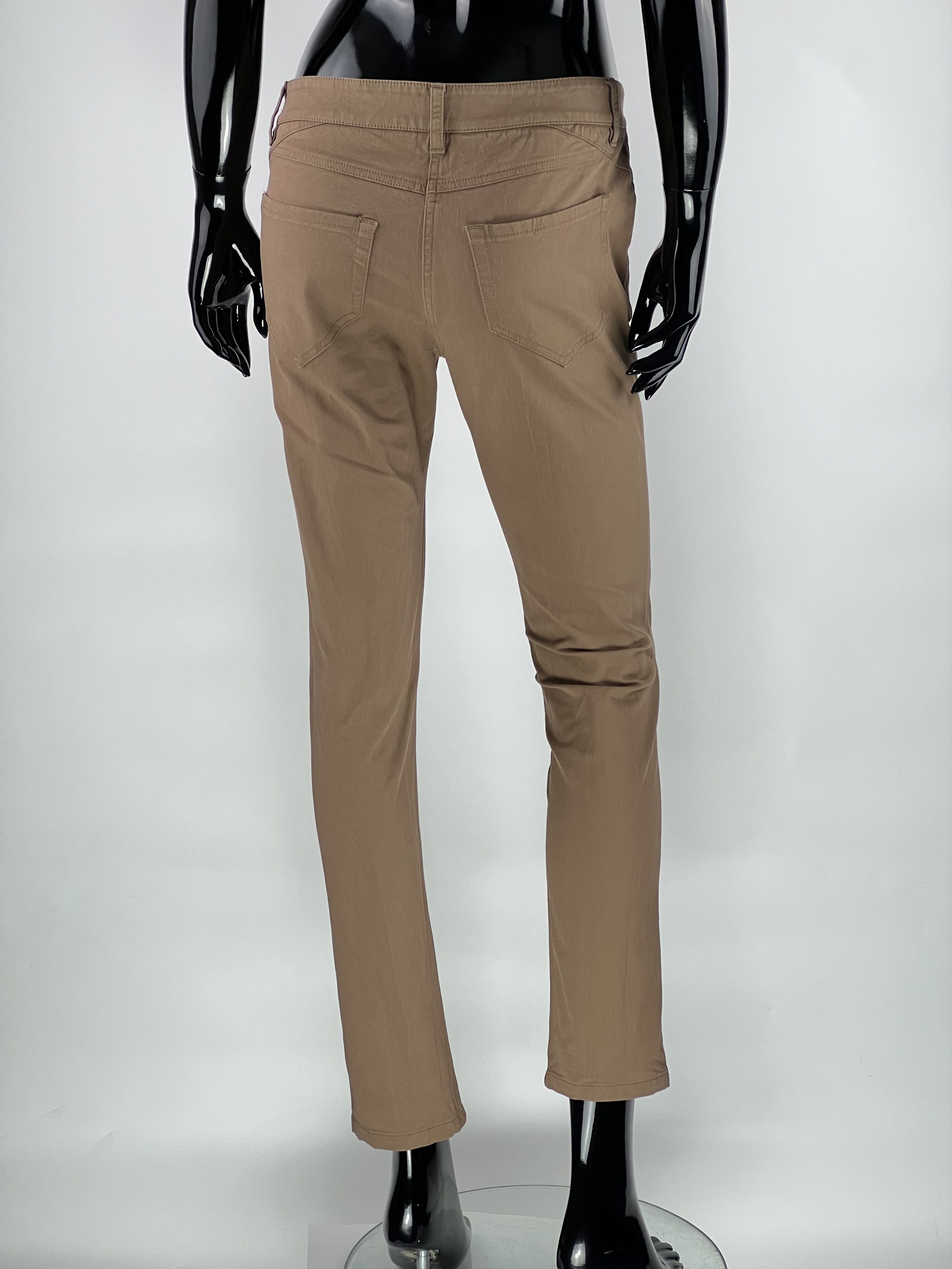 Brunello Cucinelli Brunello Cucinelli Brown Cotton Pants Size IT42 Size 28" / US 6 / IT 42 - 3 Thumbnail