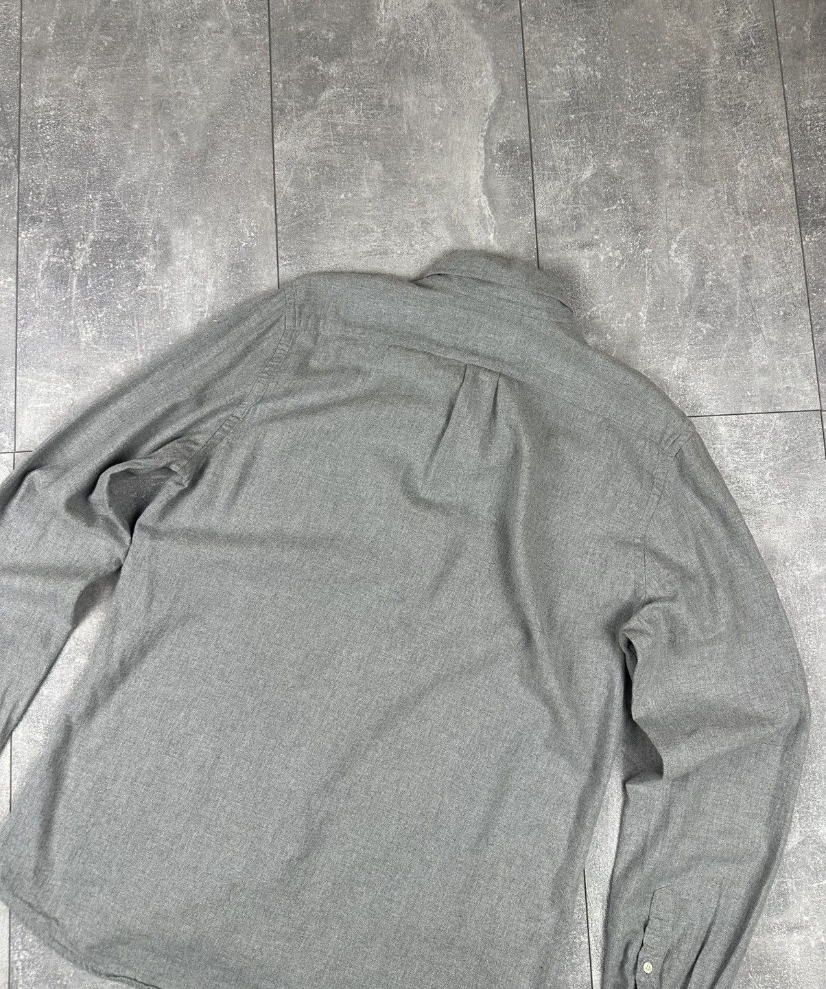 A Day's March A Days March Basic Silver Shirt Button Up Size US L / EU 52-54 / 3 - 17 Thumbnail