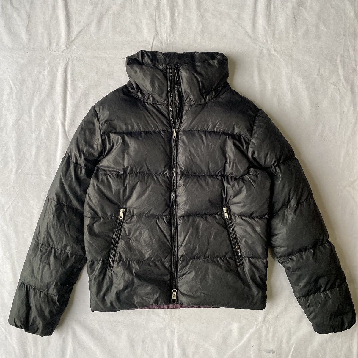 Avirex × Vintage Full Black Avirex Varsity Goose Filling Puffer Down Jacket Size US M / EU 48-50 / 2 - 1 Thumbnail