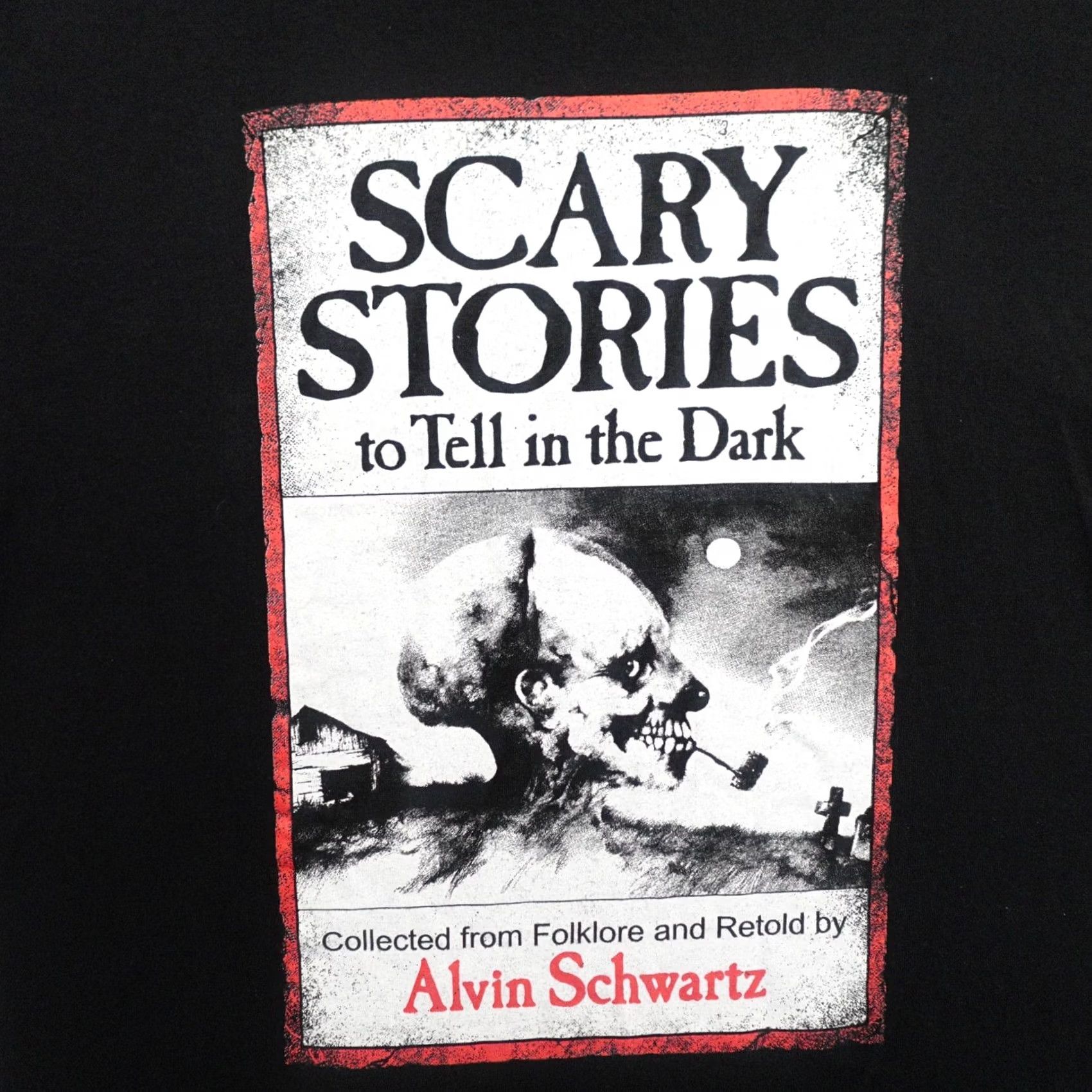 Vintage Scary Stories TShirt Adult Large Black Nike Shirt Mens Mens Size US L / EU 52-54 / 3 - 2 Thumbnail