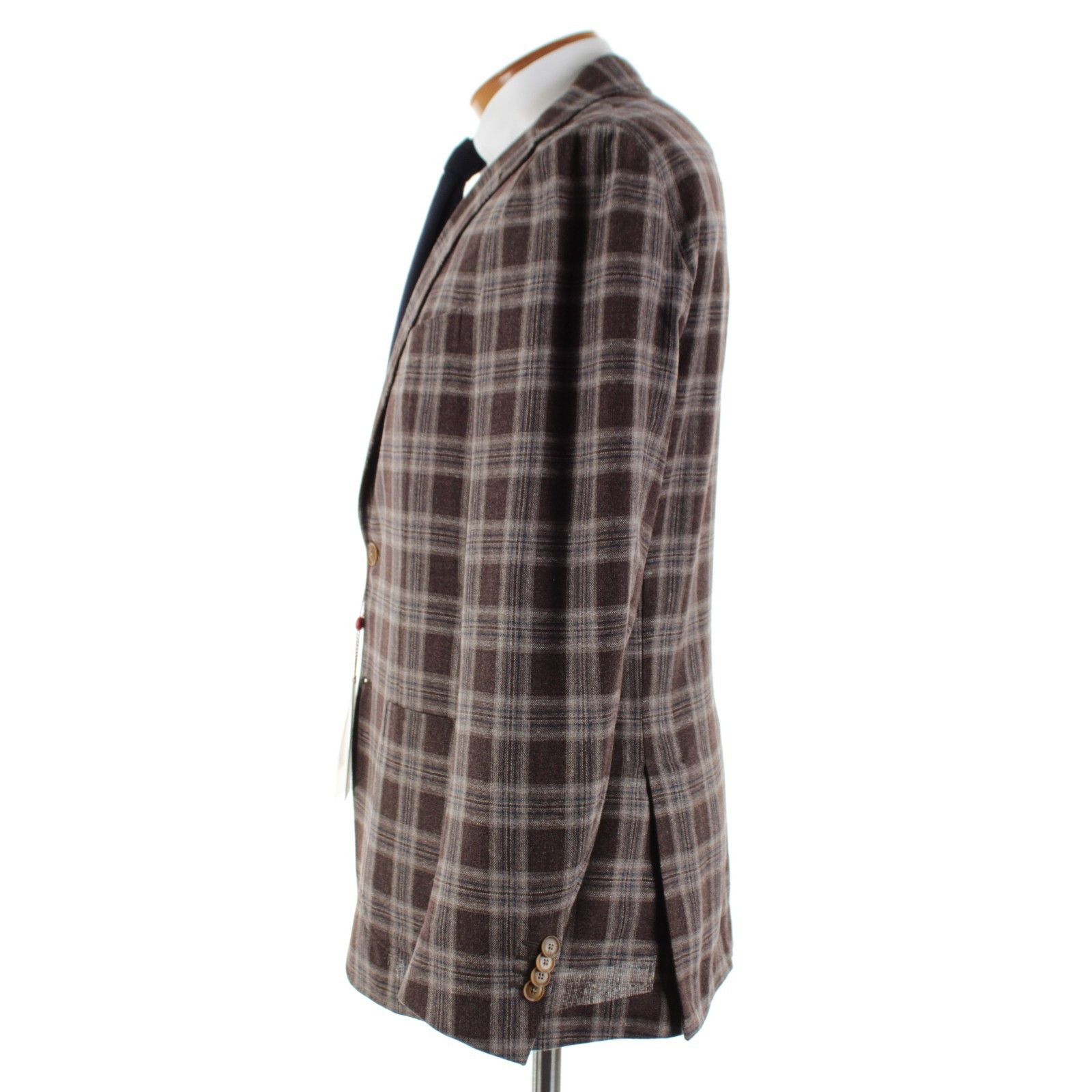 Luciano Barbera Luciano Barbera Sport Coat Size 40 US in Brown Size 40R - 4 Thumbnail
