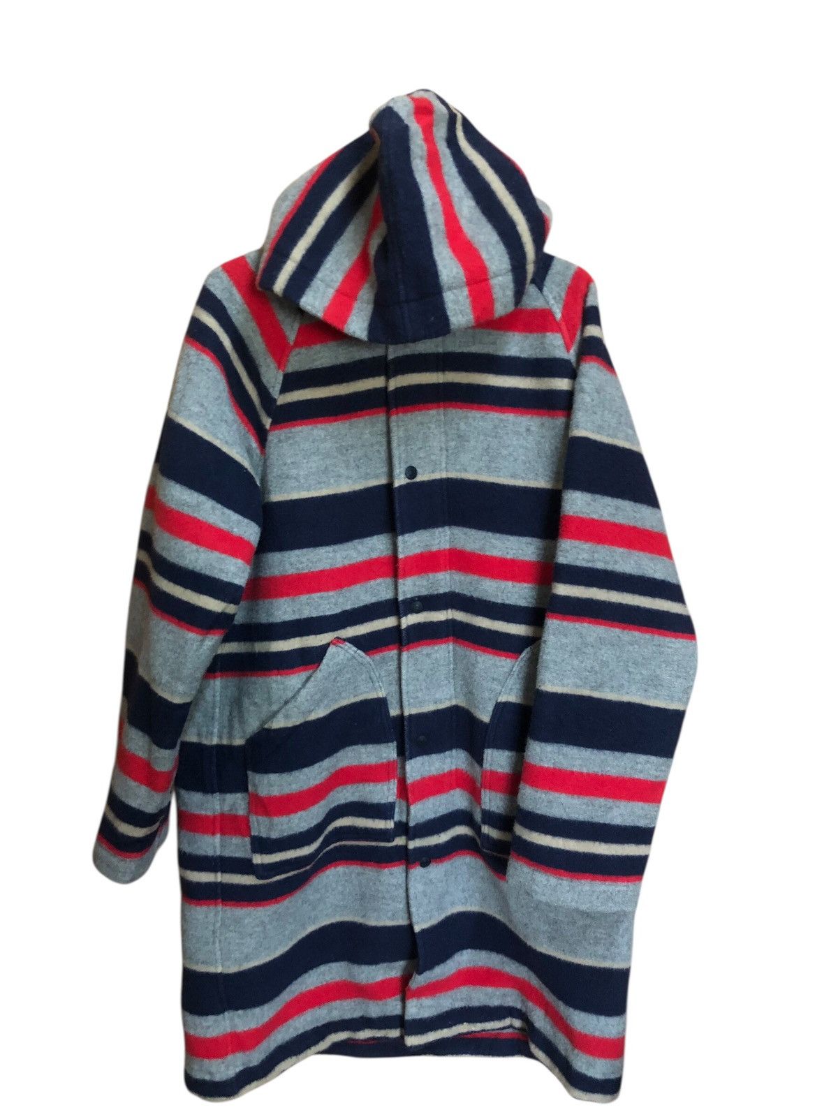 Hysteric Glamour Hysteric Glamour Stripe Wool Hooded Jacket Size US M / EU 48-50 / 2 - 1 Thumbnail