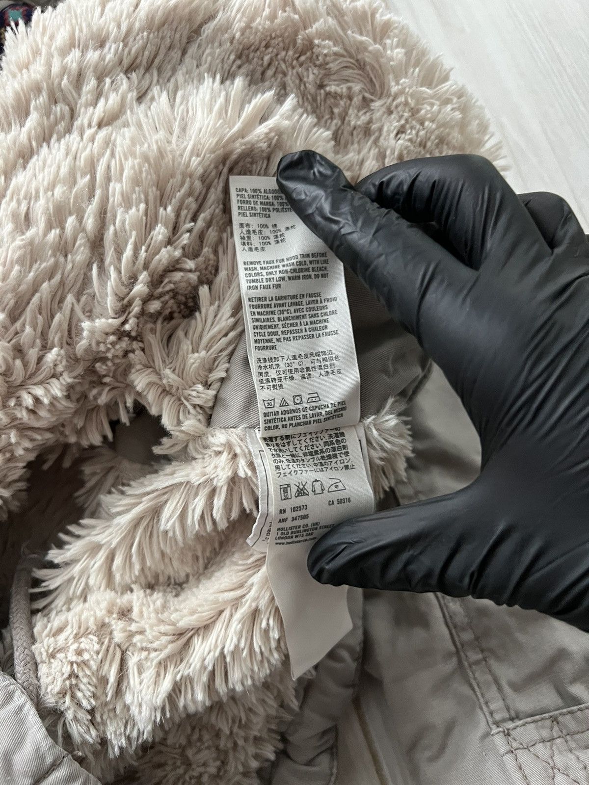 Hollister Hollister Y2K Womens Hooded Utility Coat Sherpa Lined Jacket Size M / US 6-8 / IT 42-44 - 14 Thumbnail