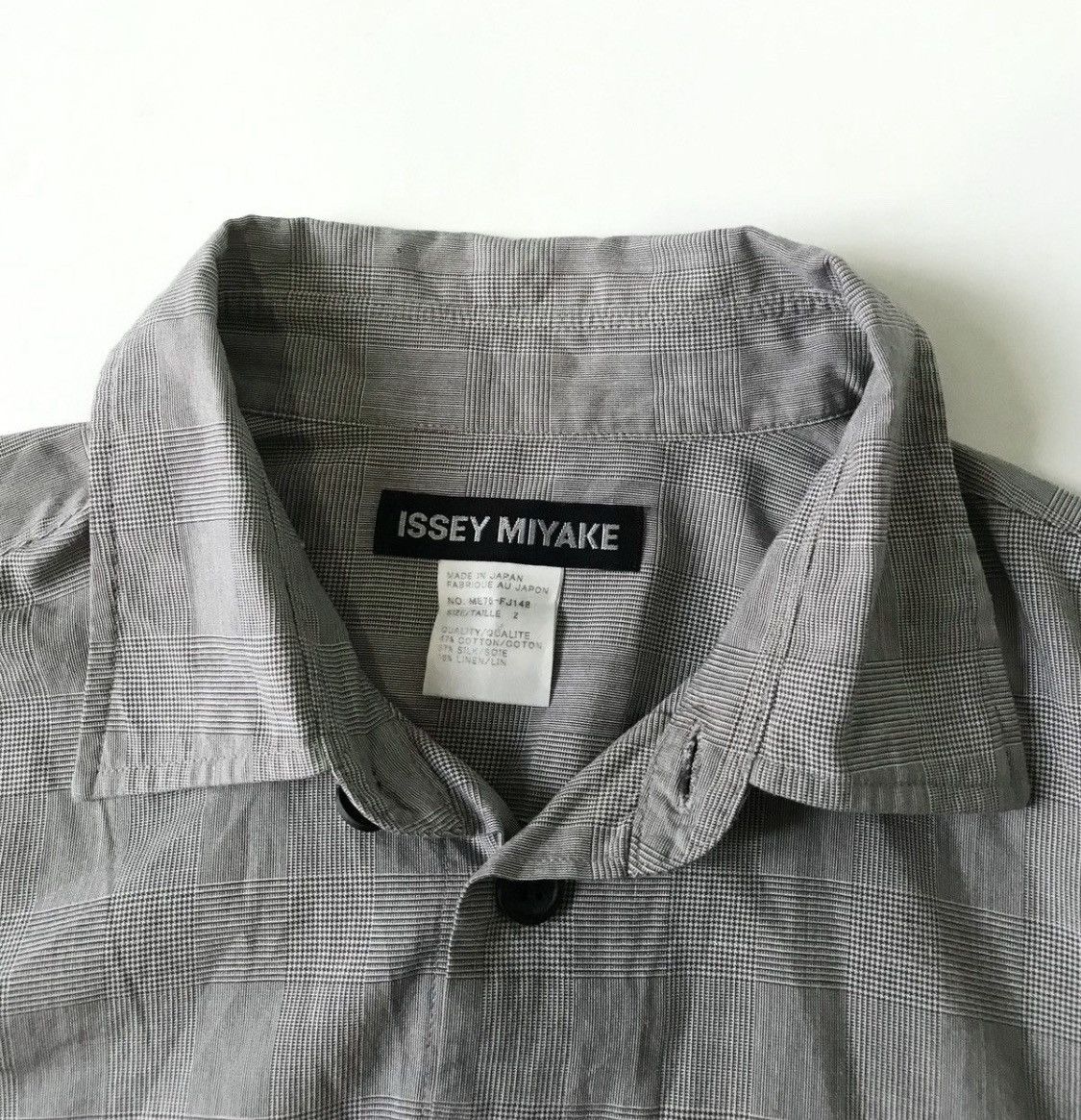 Issey Miyake Vintage Issey miyake striped cuffed sleeves shirt Size US M / EU 48-50 / 2 - 3 Thumbnail