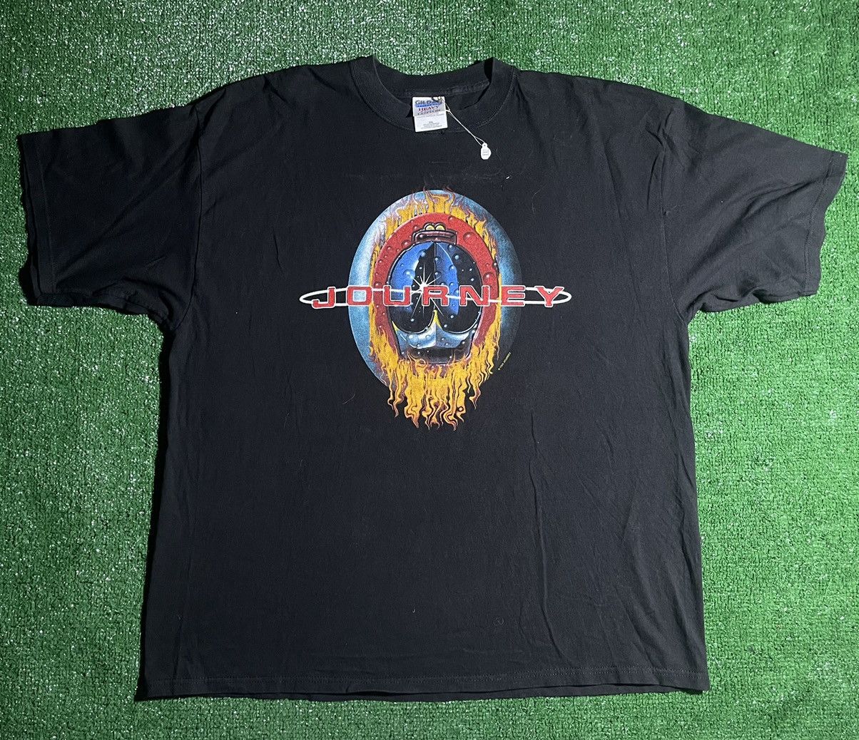 image of Band Tees x Gildan Journey Summer Tour 1998-1999 T-Shirt in Black, Men's (Size 2XL)