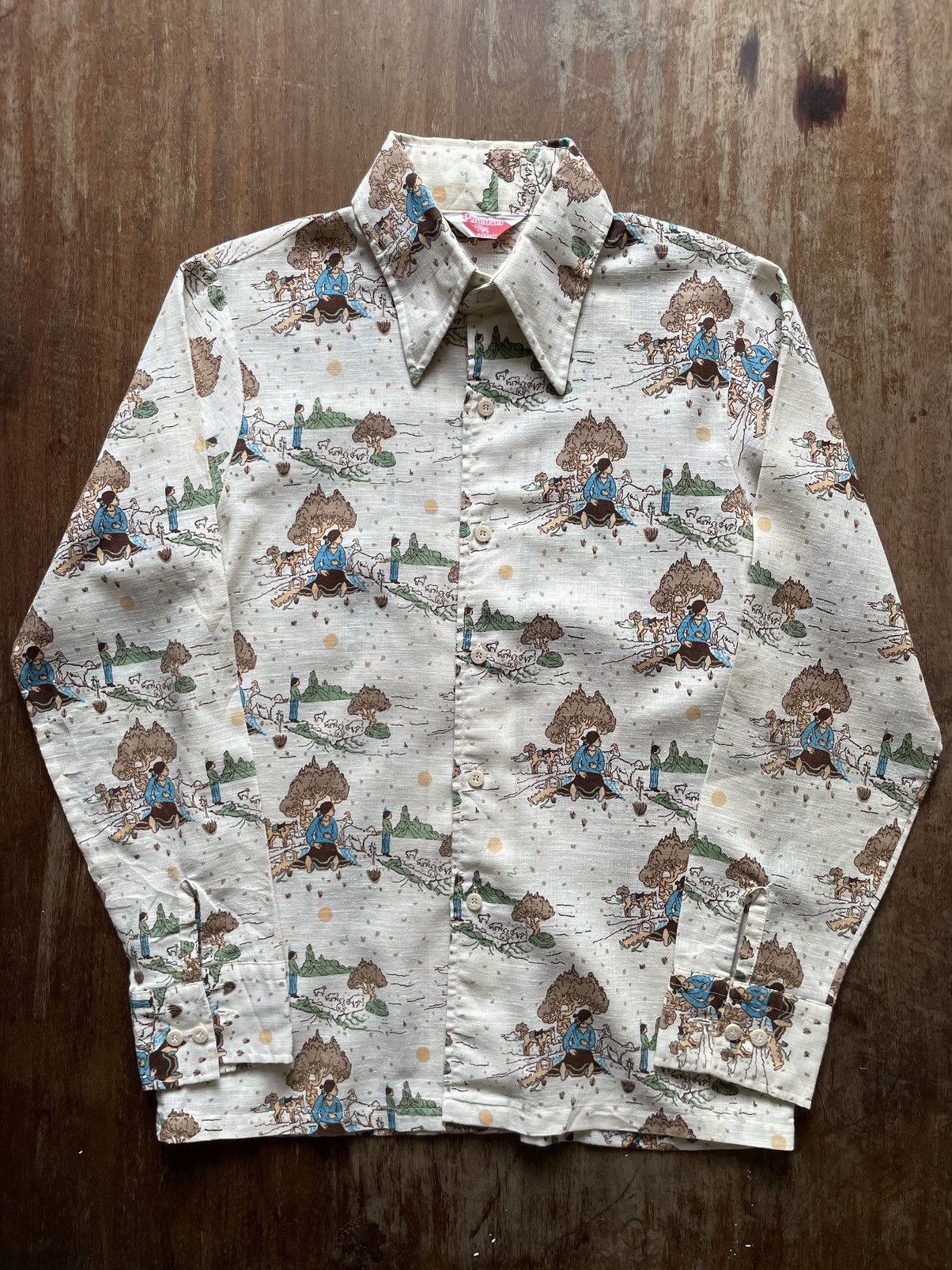 Levi's × Levi's Vintage Clothing ☆ Vintage 70s Levis Patterns Shirt Size US L / EU 52-54 / 3 - 1 Thumbnail