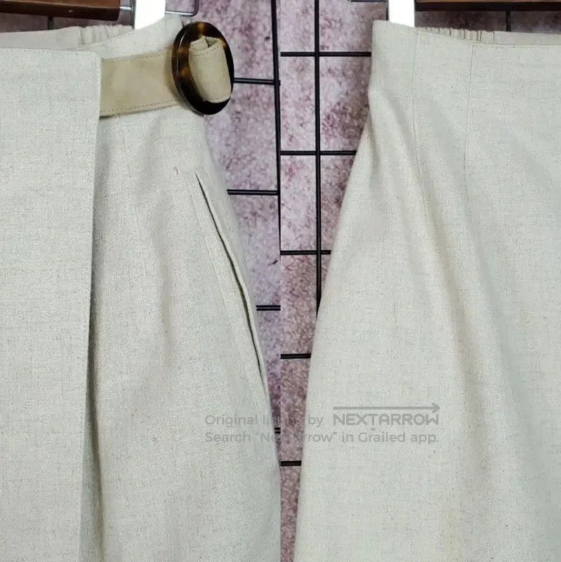 Dior Dior Asymmetrical Midi Skirt in Beige . Size 23" - 3 Thumbnail
