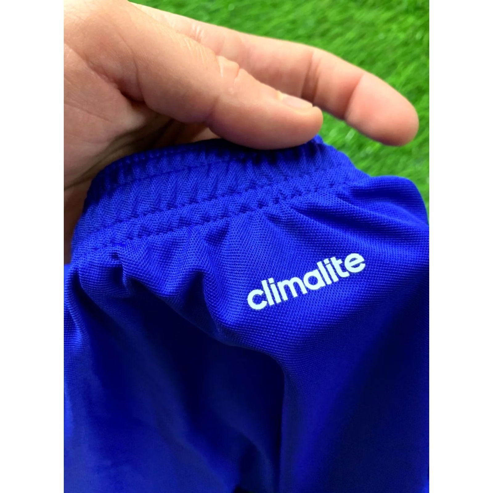 Adidas ADIDAS PERFORMANCE CLIMALITE PARMA 2019 FOOTBALL SHORTS L MEN Blue Training Regular Satin? Size US 33 - 7 Thumbnail