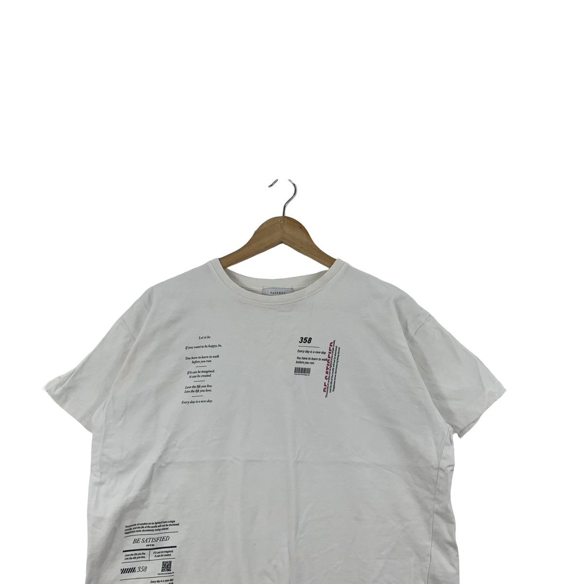 Other PAGEBOY 934680 Design Logo Tee Shirt Top High Casual Size US L / EU 52-54 / 3 - 2 Thumbnail