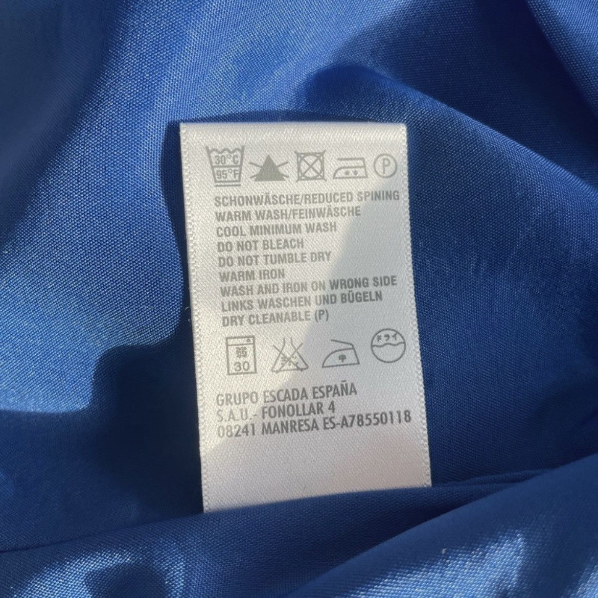 Escada Sport Escada Sport Early Y2K Military Chic Electric Blue Jacket Size M / US 6-8 / IT 42-44 - 7 Thumbnail
