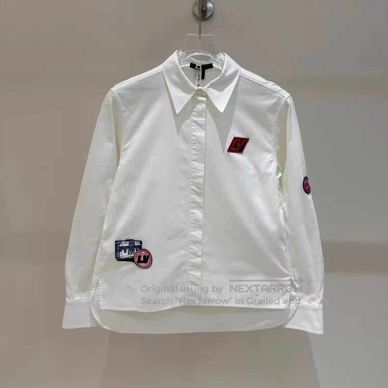 Louis Vuitton Louis Vuitton White Badge Shirt Size XXS / US 00 / IT 34 - 1 Thumbnail