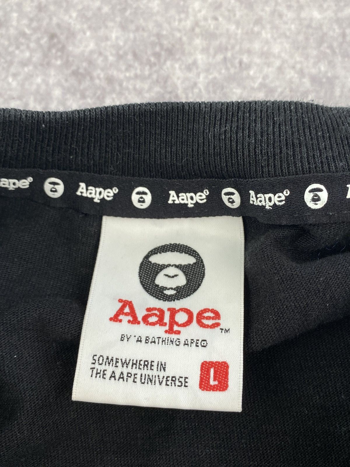 Aape Aape Black Long sleeve with Camo print Size: L Size US L / EU 52-54 / 3 - 2 Thumbnail