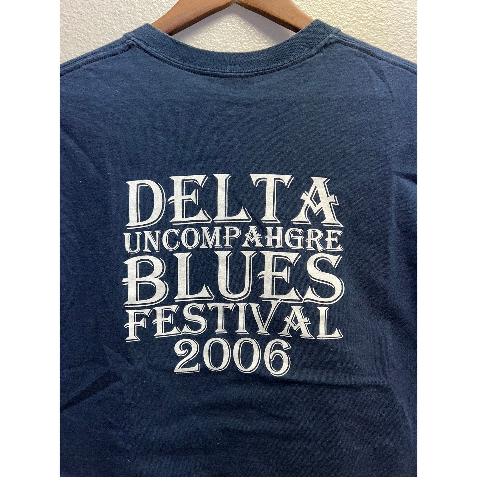 Gildan Delta Uncompahgre Blues Festival Shirt 2006 Blue Music Tee M Size US M / EU 48-50 / 2 - 6 Thumbnail