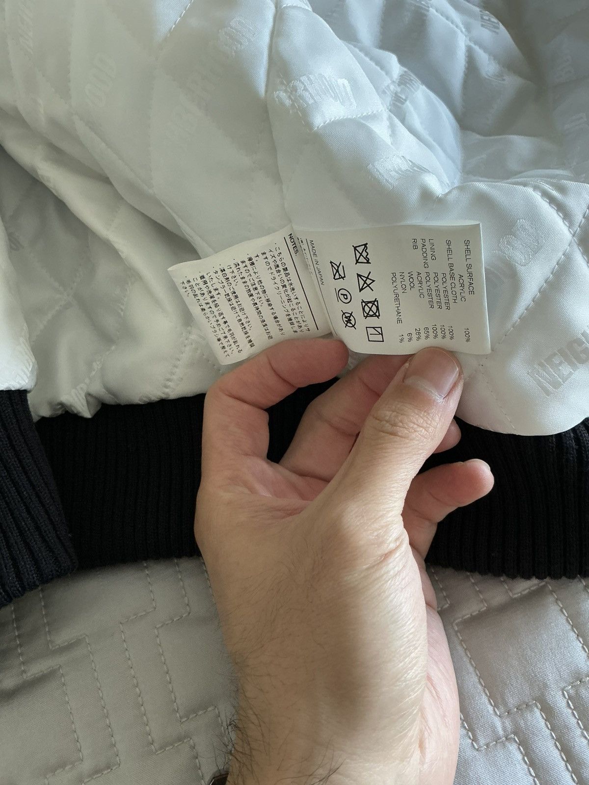 Neighborhood NEIGHBORHOOD FUR LOGO JACKET Black Size Large New Size US L / EU 52-54 / 3 - 10 Thumbnail