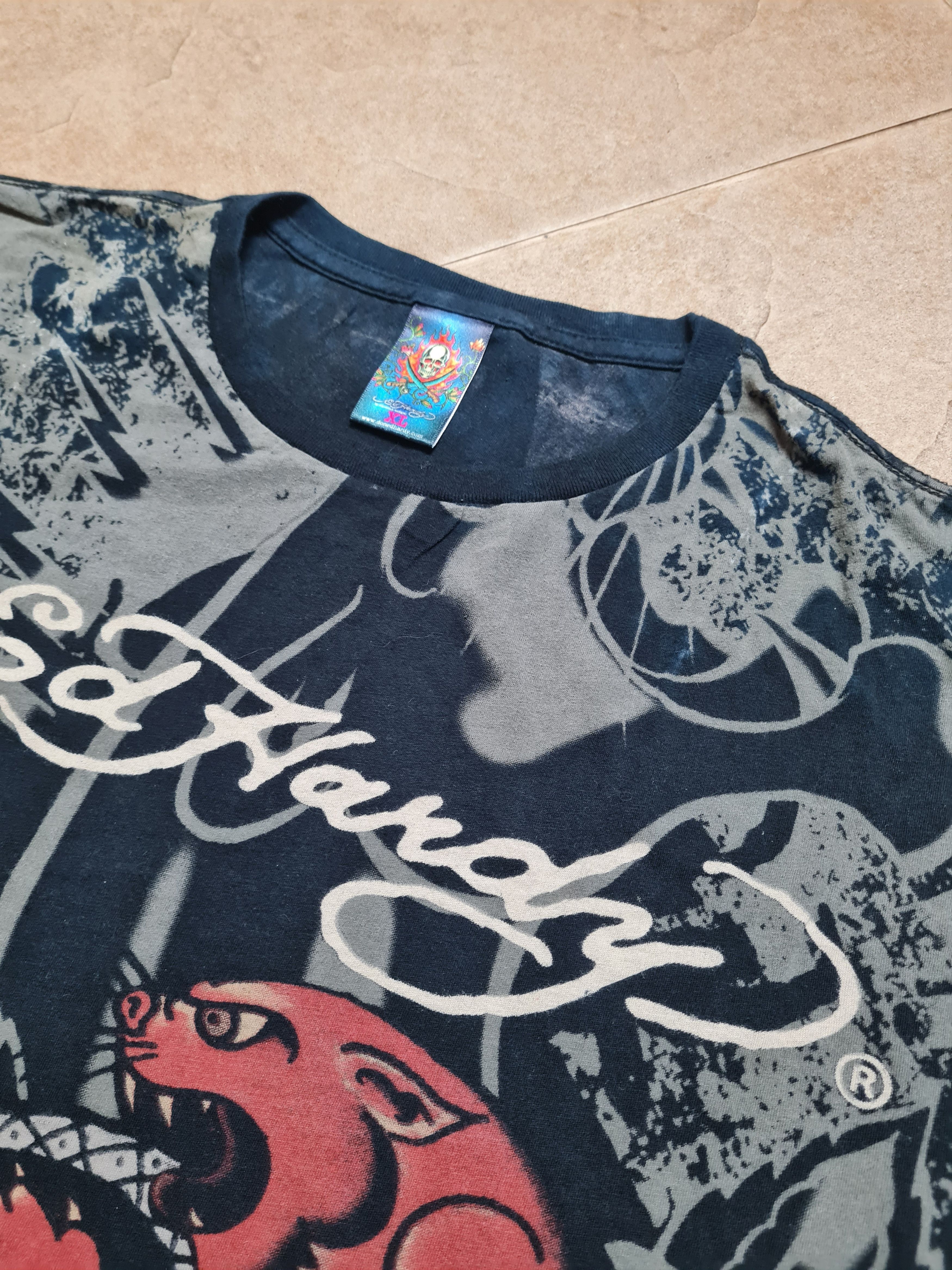Ed Hardy Ed Hardy Snake Skull Graphic Christian Audigier Tattoo Y2K Size US XL / EU 56 / 4 - 18 Thumbnail