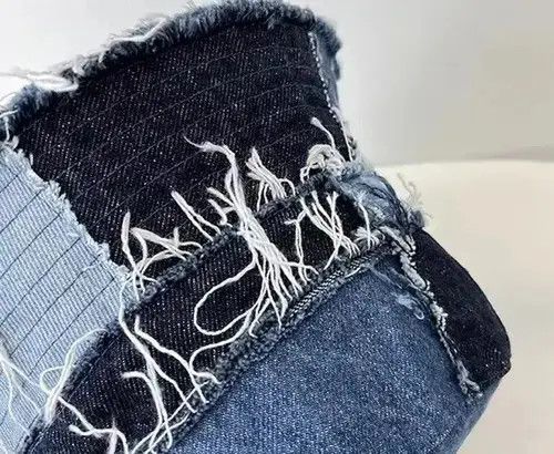 Other Denim patchwork distressed bucket hat Size ONE SIZE - 4 Thumbnail