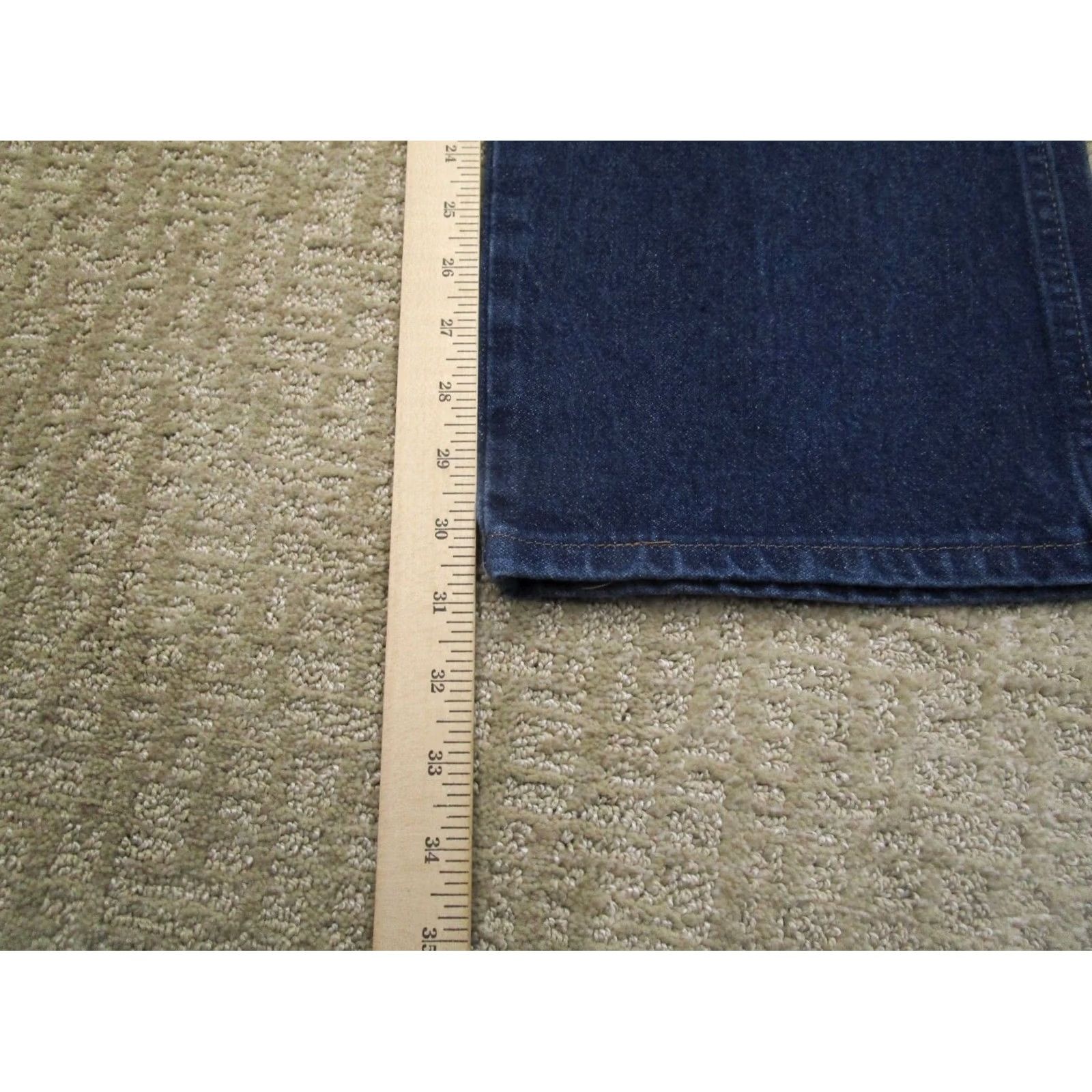 Wrangler Wrangler Jeans Men 42x32 Blue Cowboy Cut Slim Fit Western Pants Dark Wash Rodeo Jeans Mens Slim 936 Cowboy Cut Western Pants Denim Blue Wrangler Size US 42 / EU 58 - 7 Thumbnail