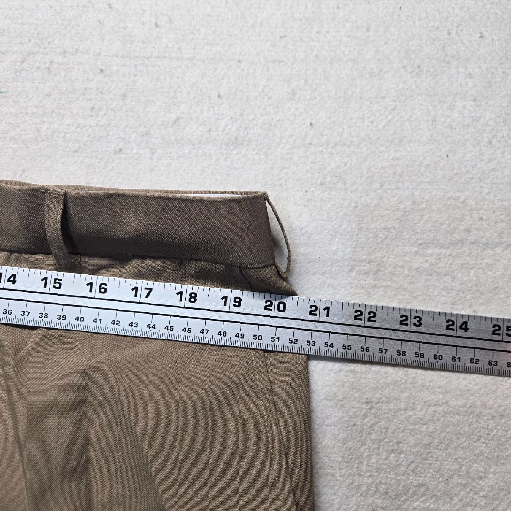 Haband Haband Pants Adult Men 40 x 29 Brown Flat Front Dress Pants Mens Size 40 Color Brown Inseam 29 Size US 40 / EU 56 - 4 Thumbnail